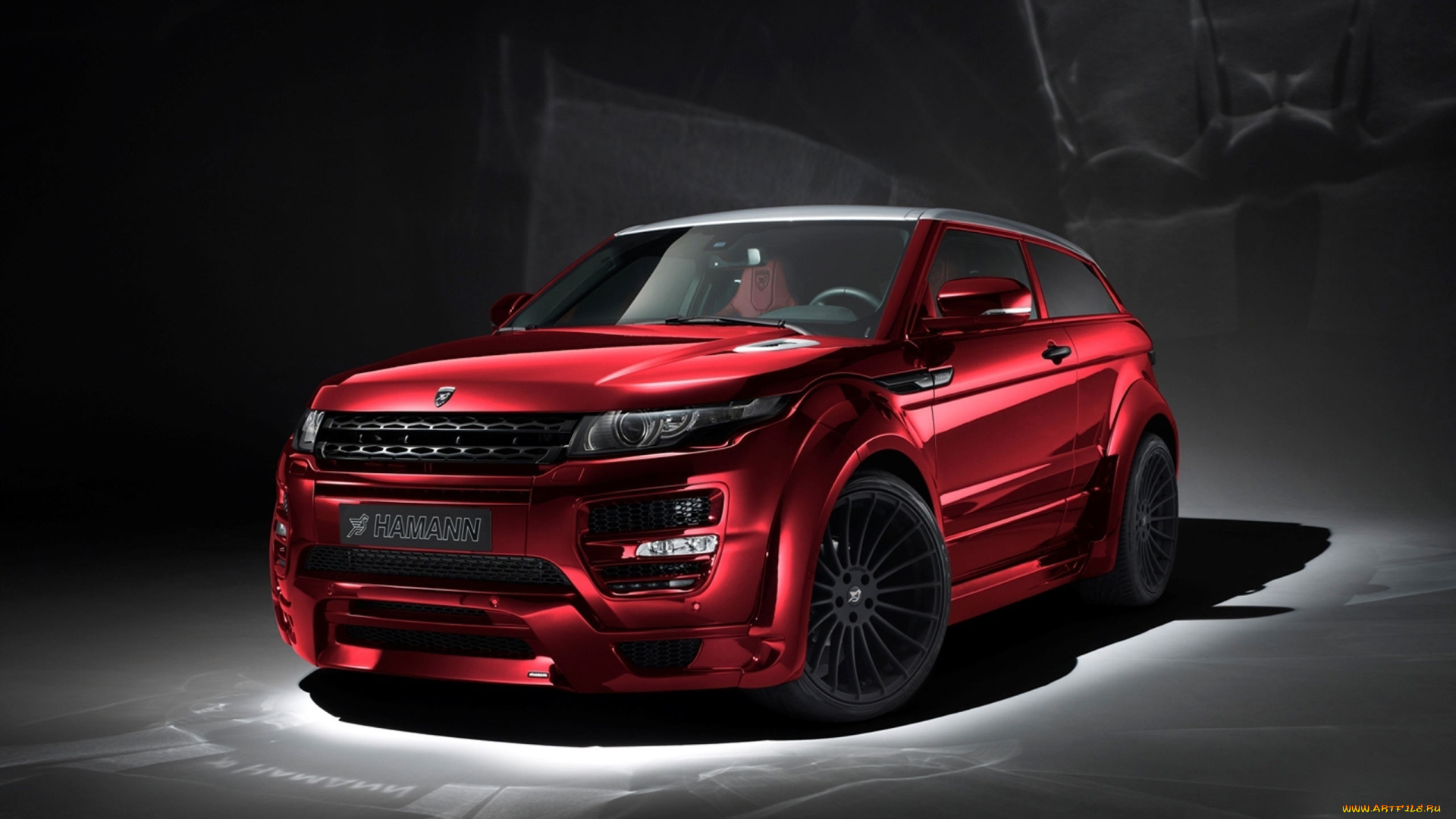 автомобили, range, rover, range, rover, red, tuning