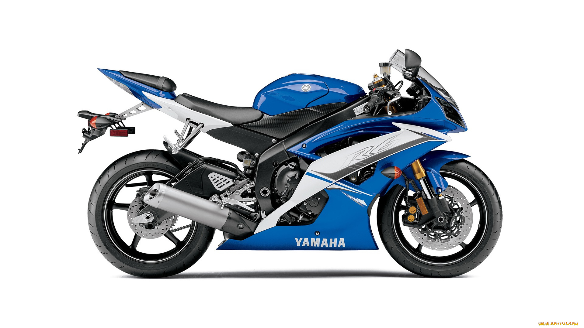 мотоциклы, yamaha, синий, 2011, yzf-r6