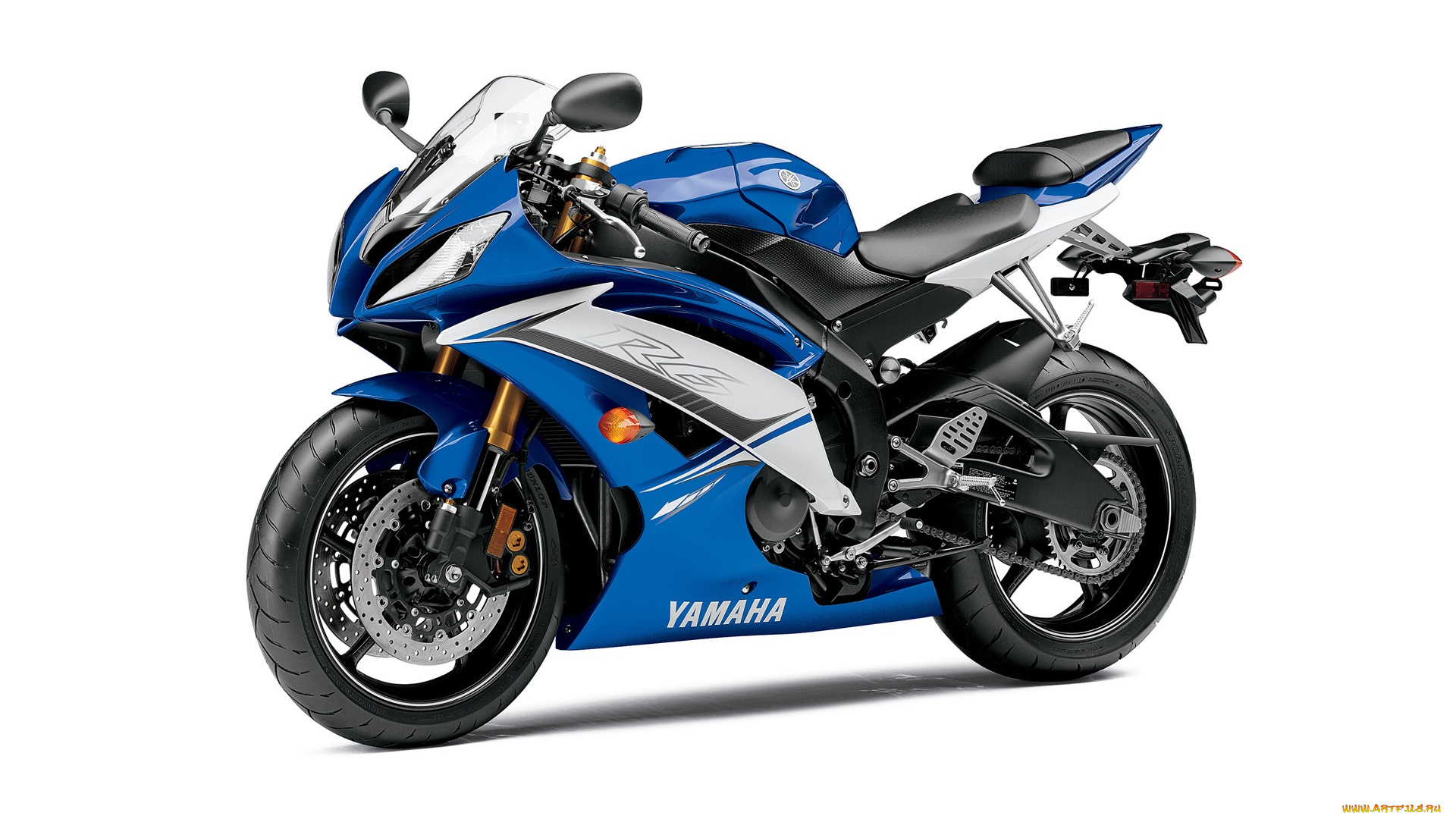 мотоциклы, yamaha, синий, 2011, yzf-r6