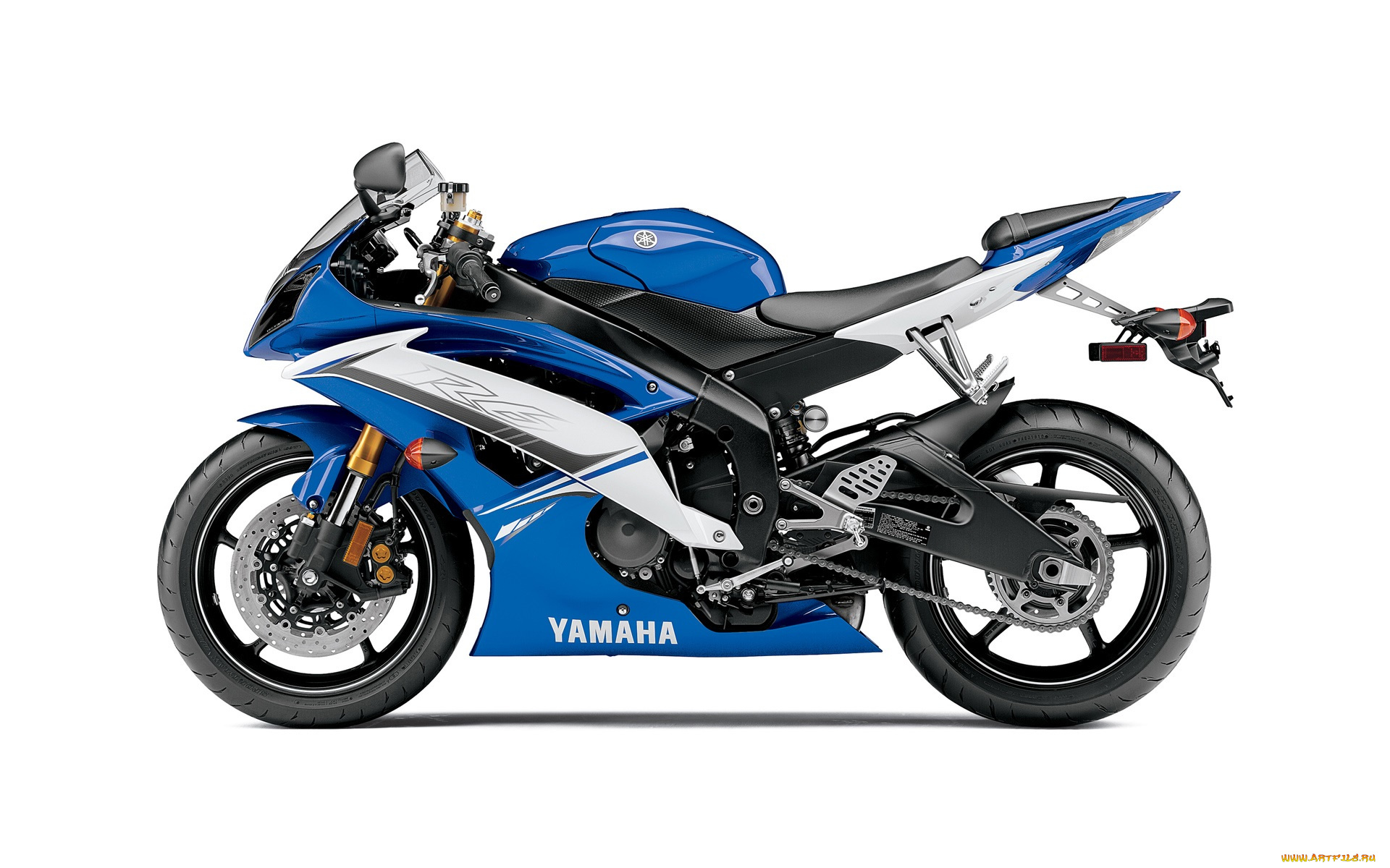 мотоциклы, yamaha, синий, 2011, yzf-r6