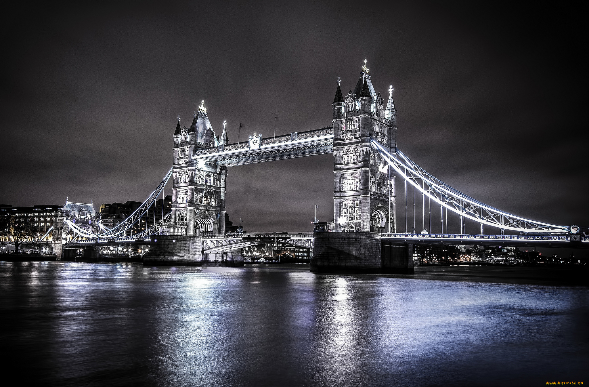 tower, bridge, , london, города, лондон, , великобритания, река, мост