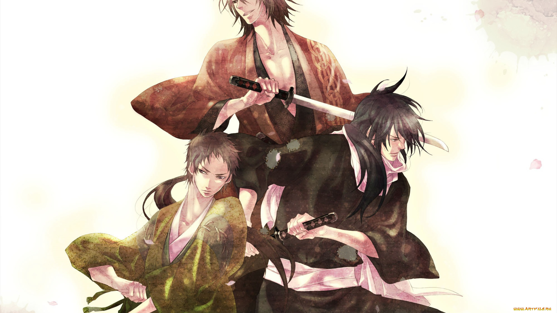 аниме, hakuouki, shinsengumi, kitan