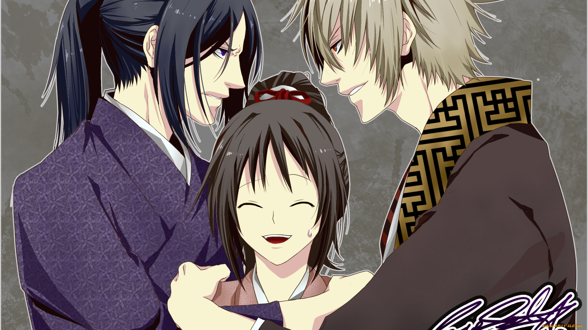 аниме, hakuouki, shinsengumi, kitan