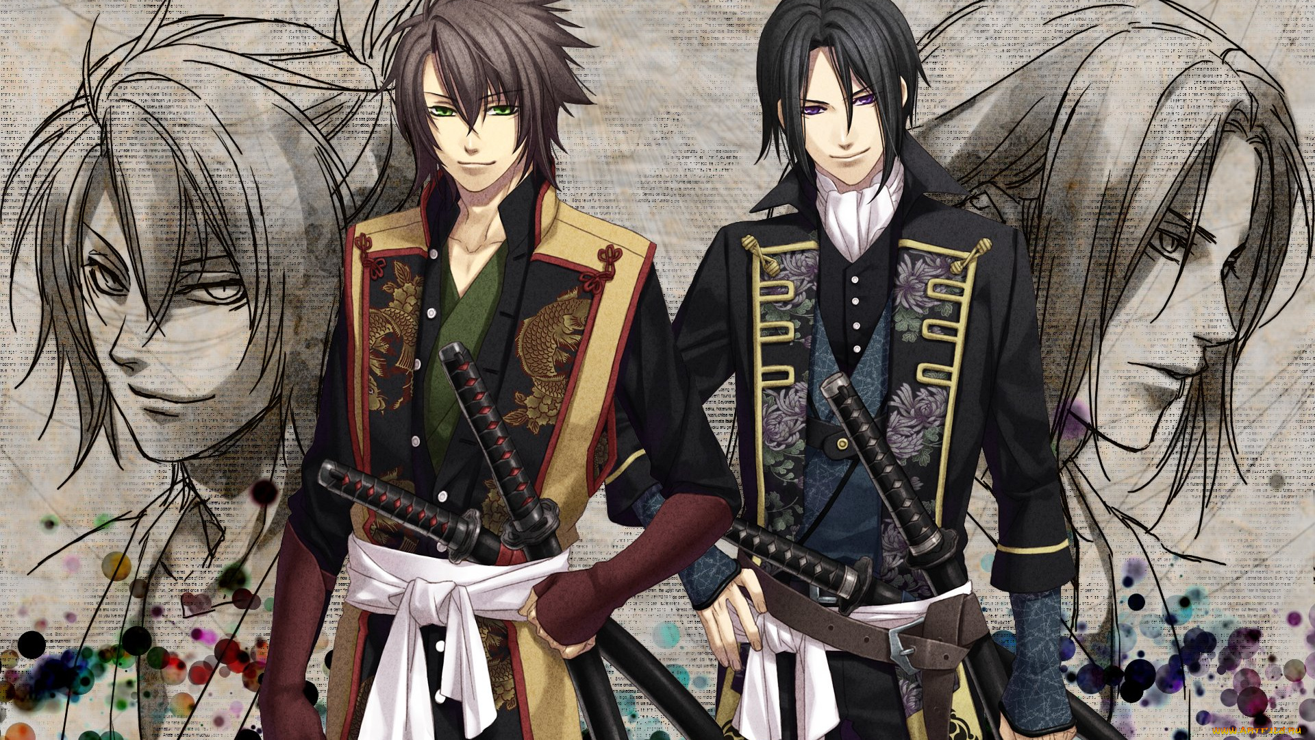 аниме, hakuouki, shinsengumi, kitan