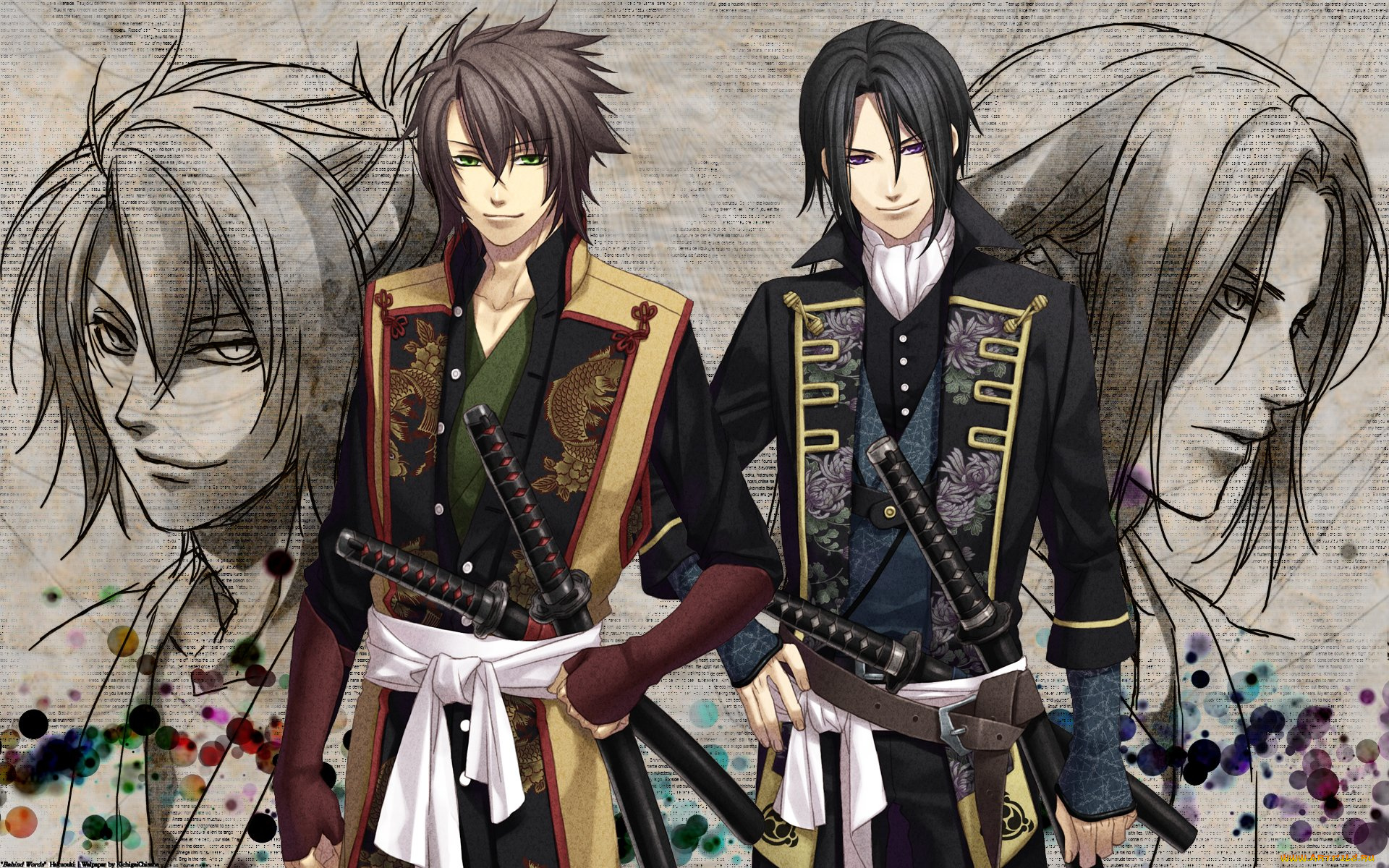 аниме, hakuouki, shinsengumi, kitan