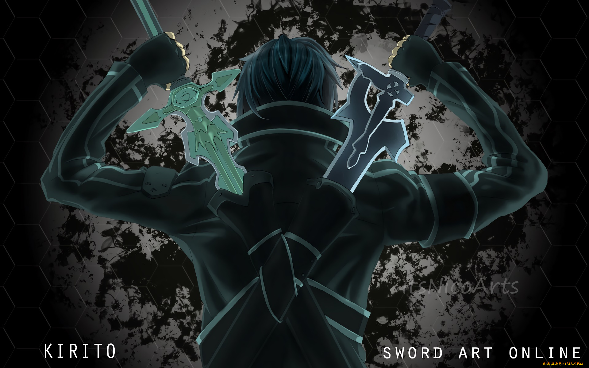 аниме, sword, art, online, персонаж