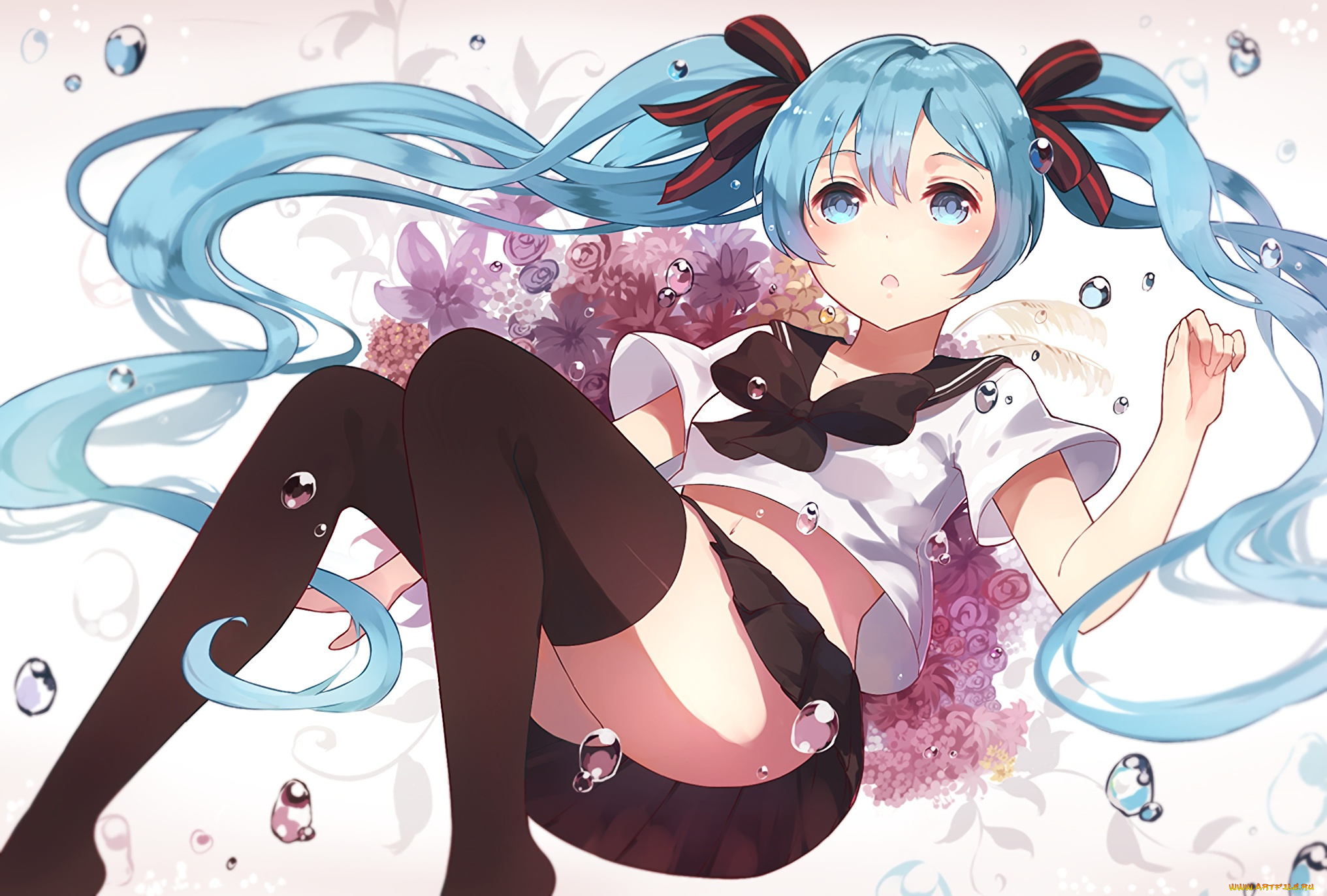 аниме, vocaloid, hatsune, miku