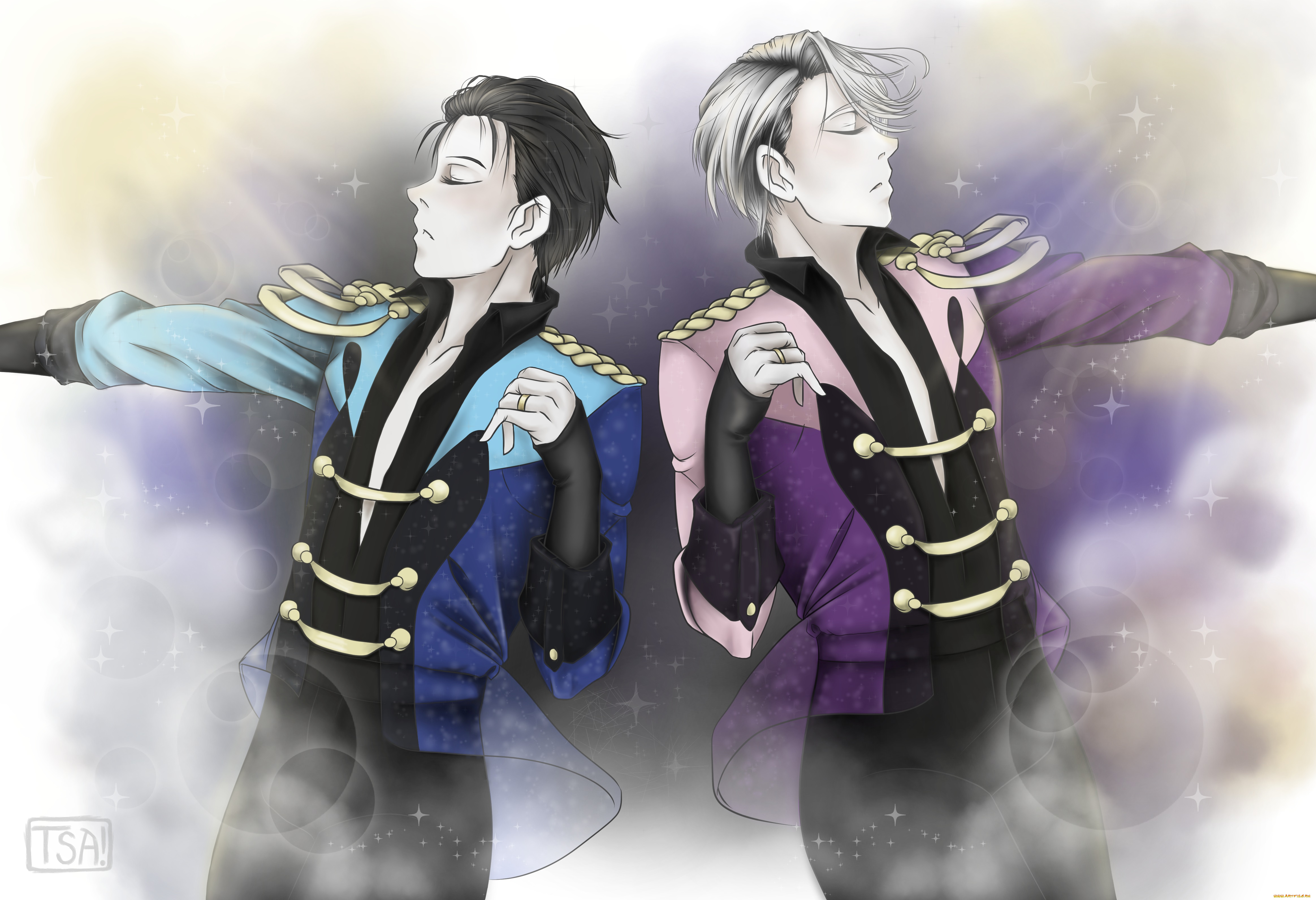 аниме, yuri, on, ice, виктор, никифоров, юри, катсуки