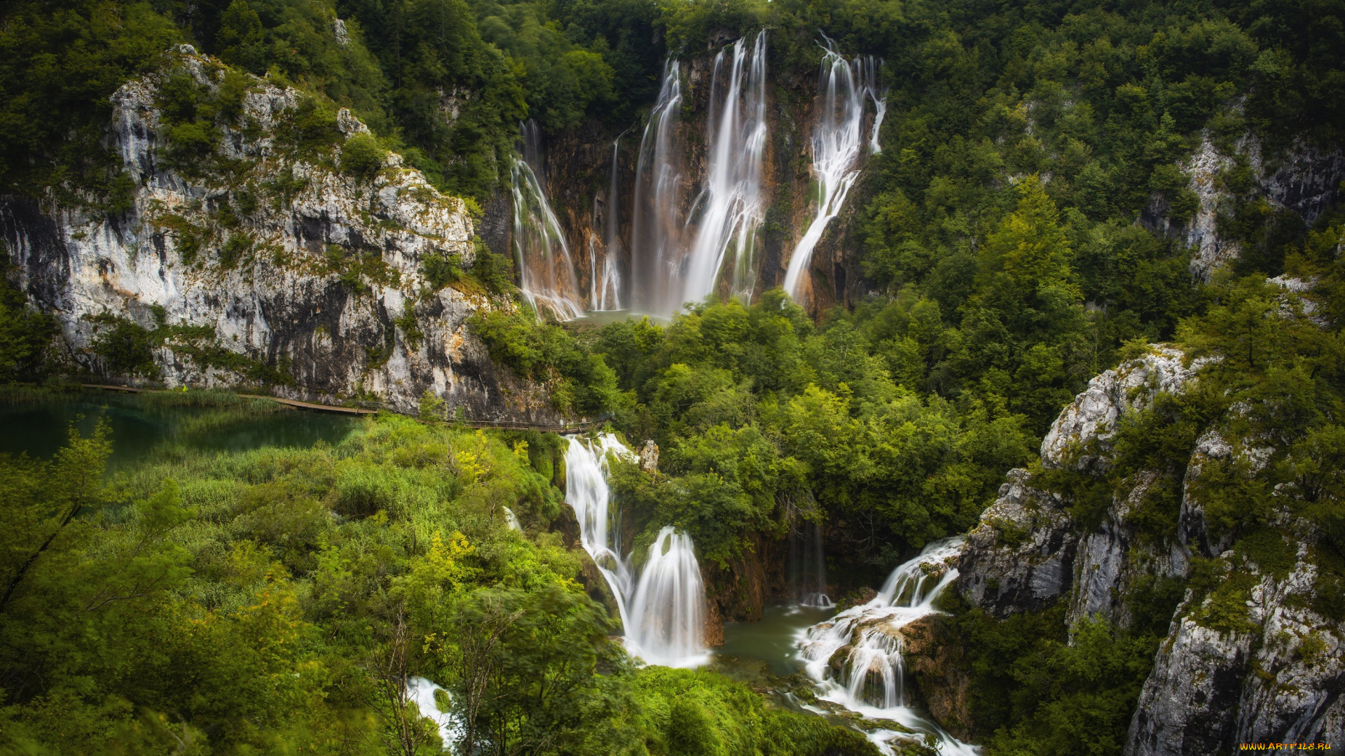 природа, водопады, водопад