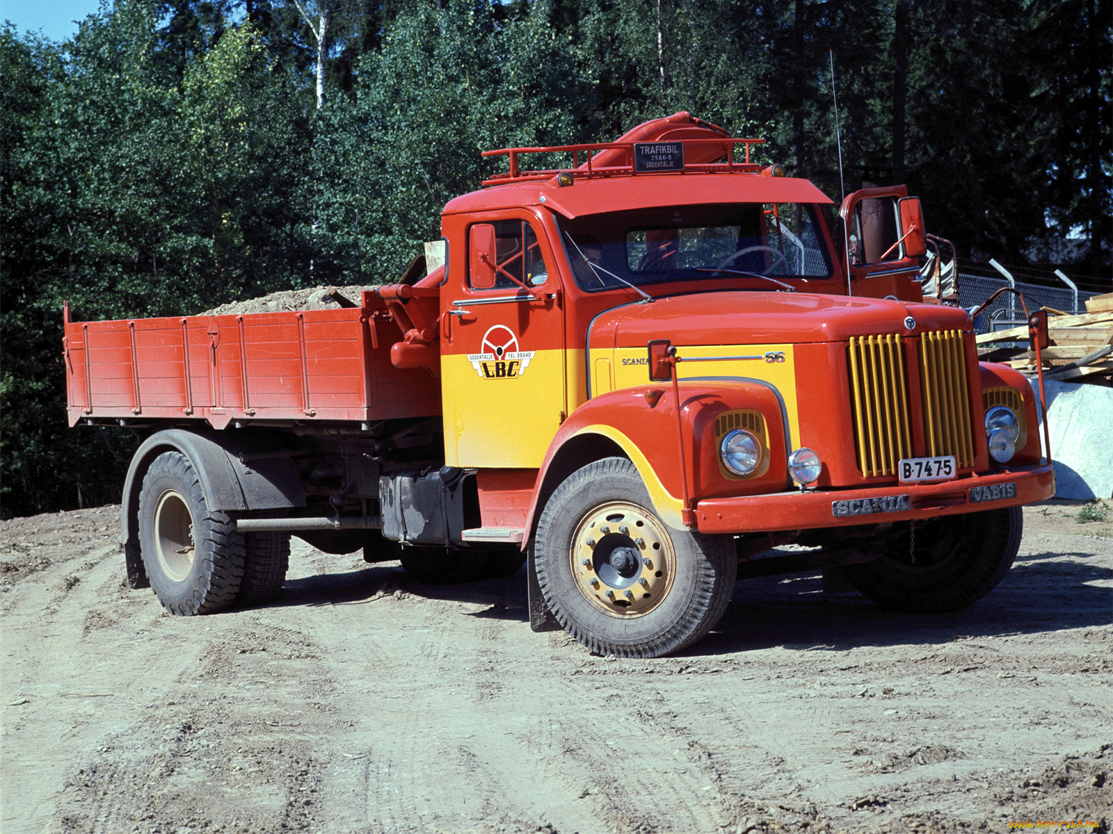 1962, scania, vabis, l56, tipper, автомобили