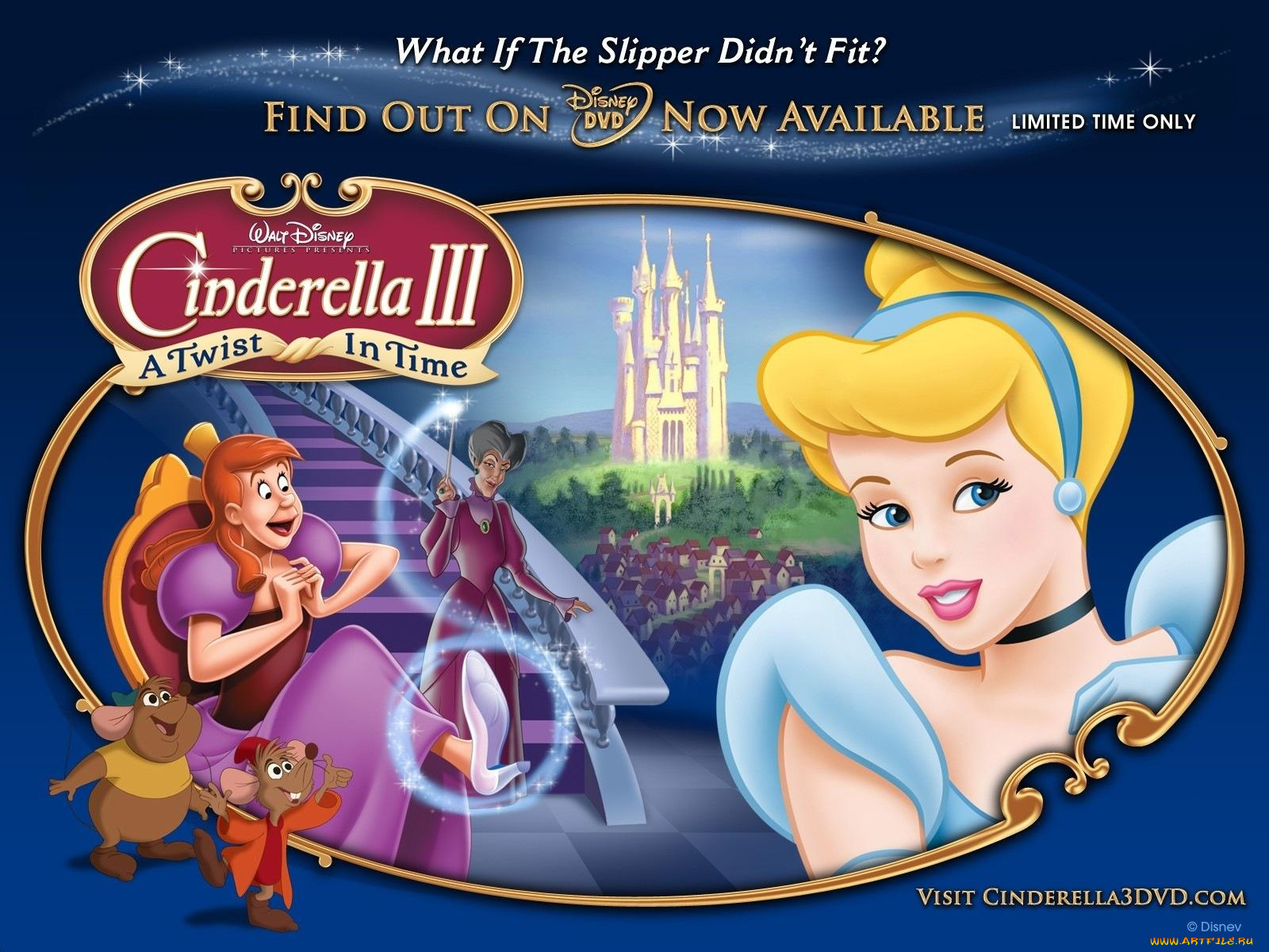 мультфильмы, cinderella, iii, twist, in, time