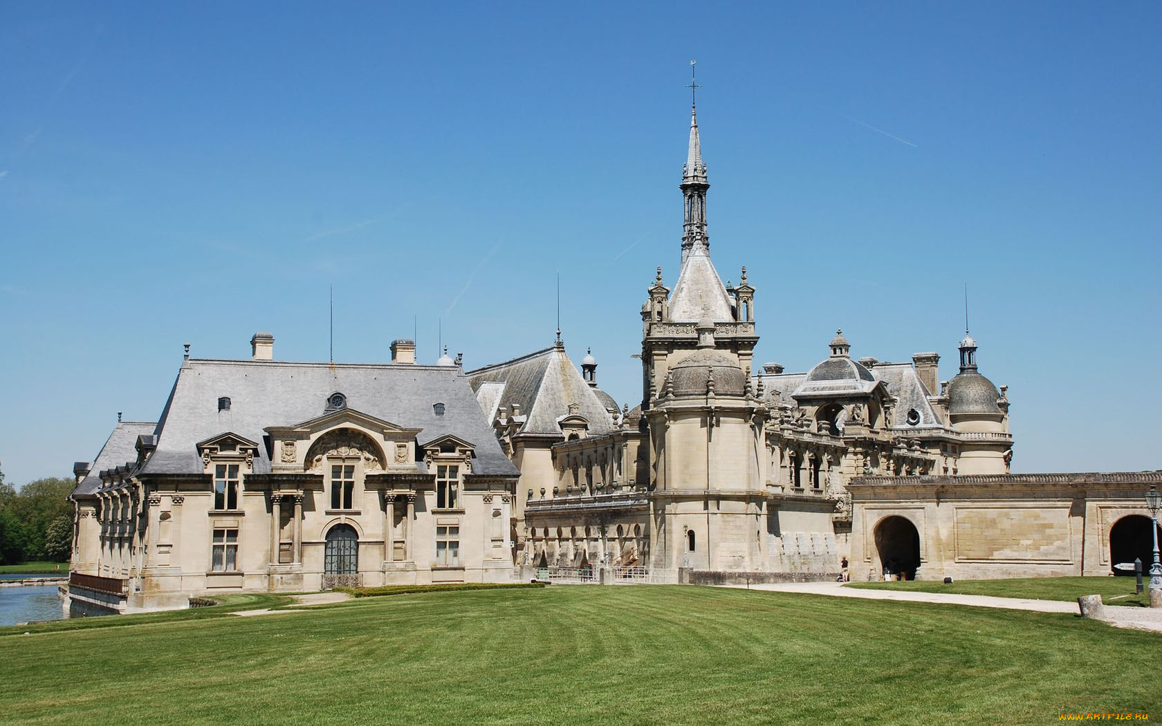 chantilly, france, города, замки, луары, франция