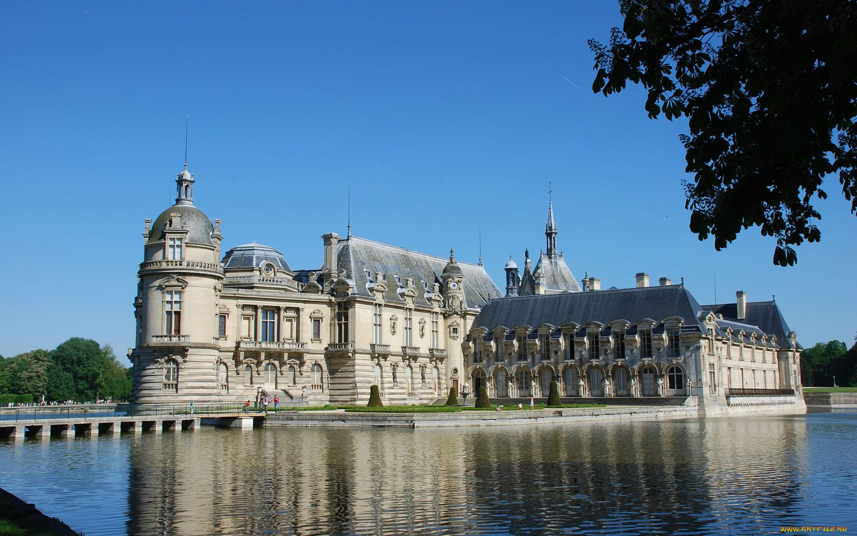 chantilly, france, города, замки, луары, франция