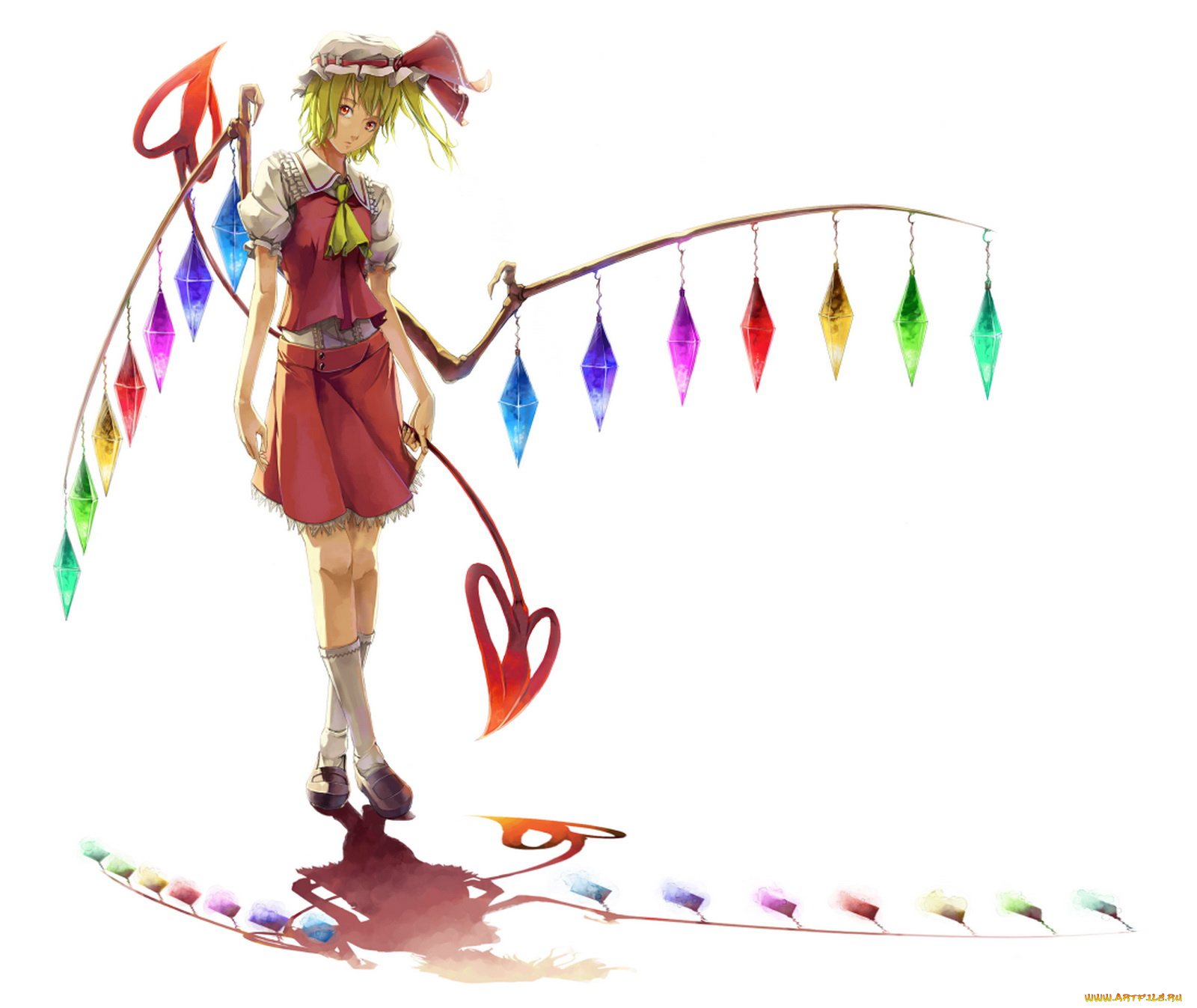 аниме, touhou, фландрия, скарлет