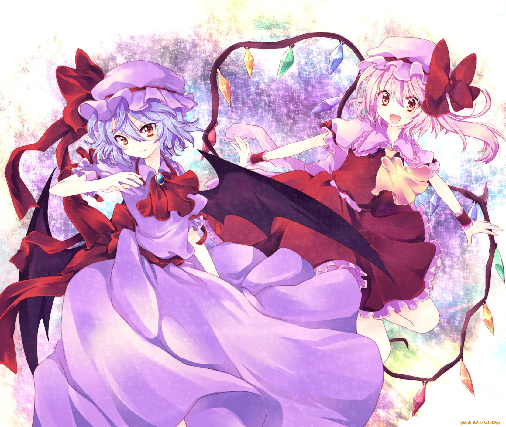 аниме, touhou, ремилия, скарлет, фландр