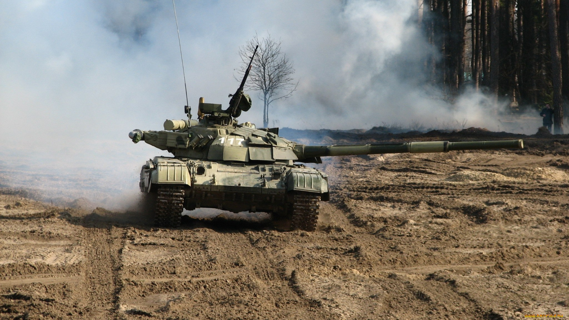 техника, военная, украина, танк, дым, основной, т-64, булат