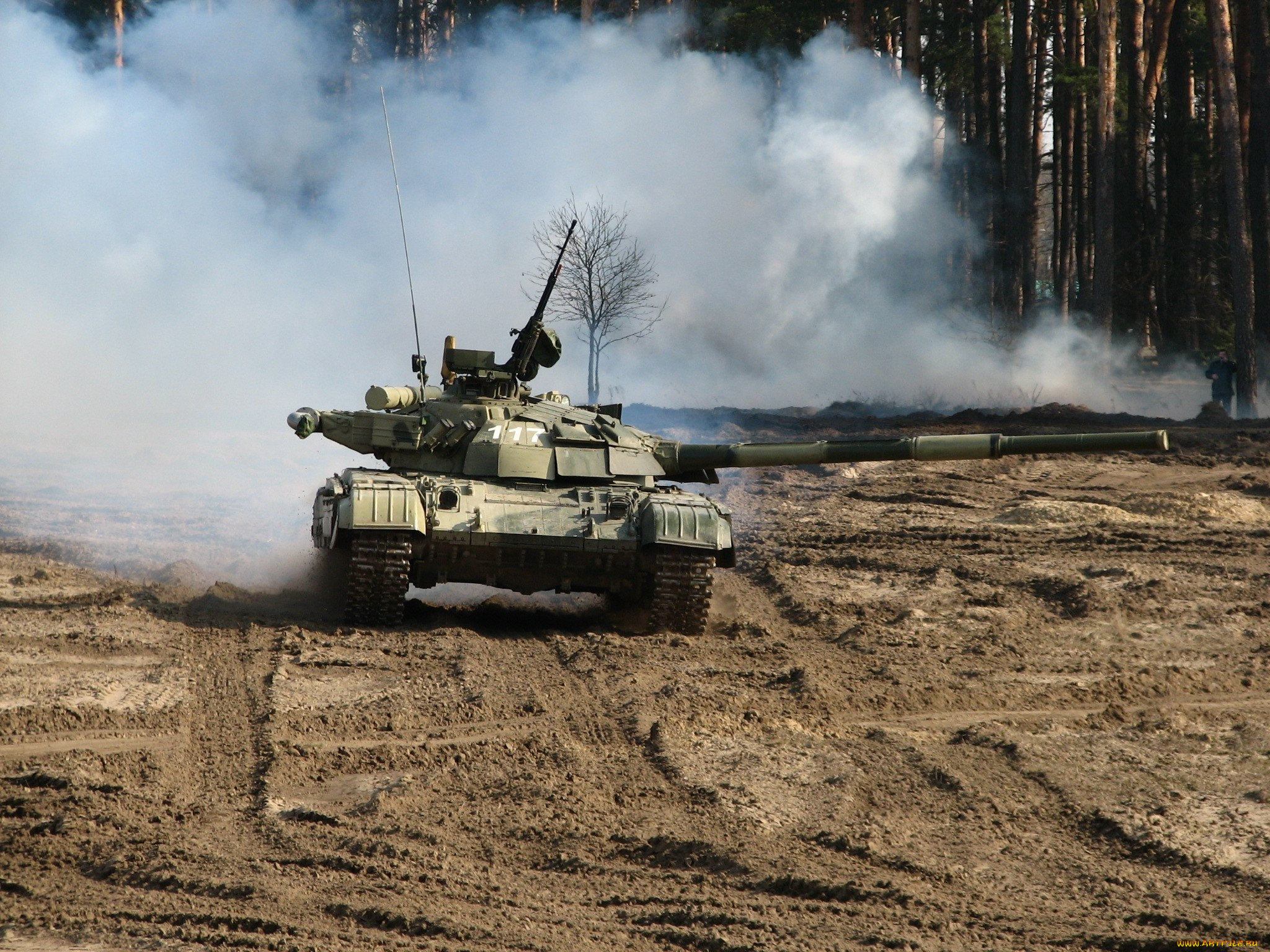 техника, военная, украина, танк, дым, основной, т-64, булат