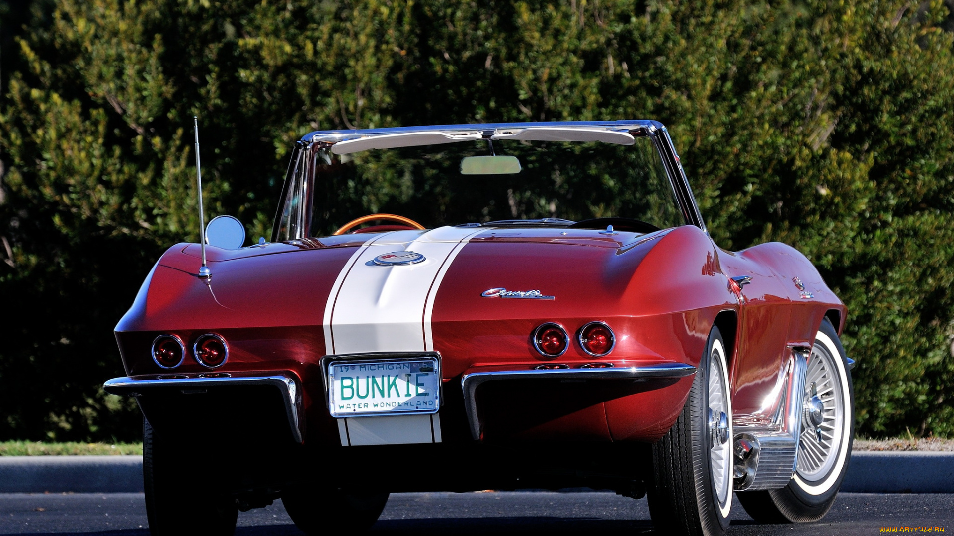 corvette, sting, ray, convertible, show, car, replica, автомобили, corvette, replica