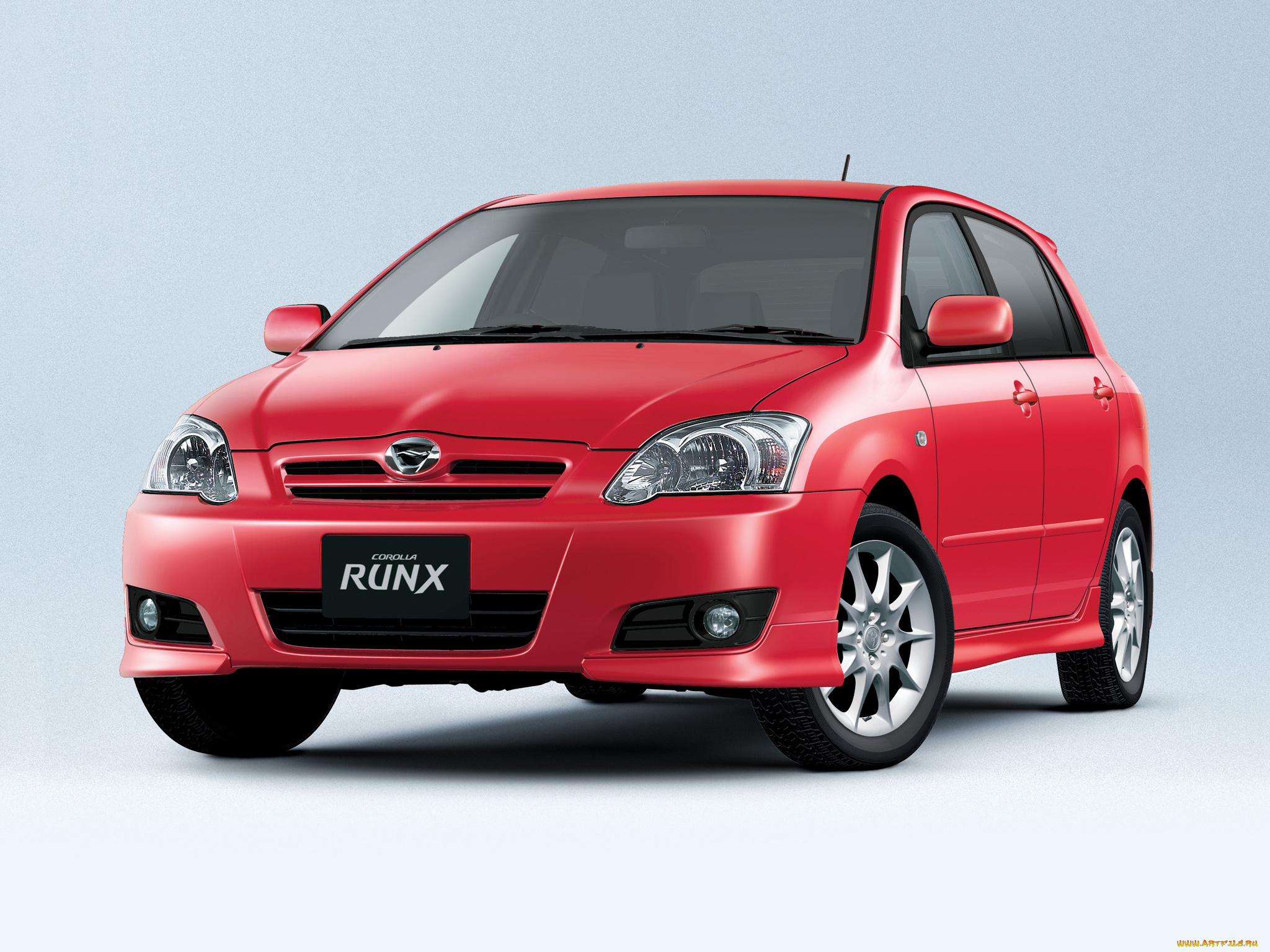 автомобили, toyota, красный, 2004, jp-spec, corolla, runx
