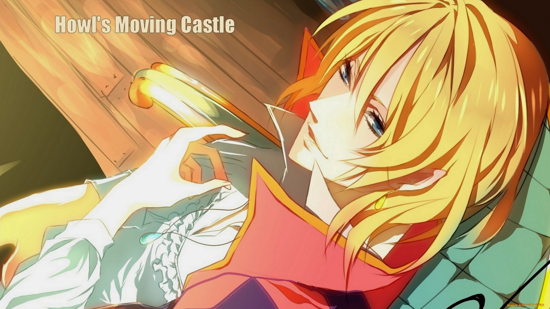 аниме, howl`s, moving, castle, хаул