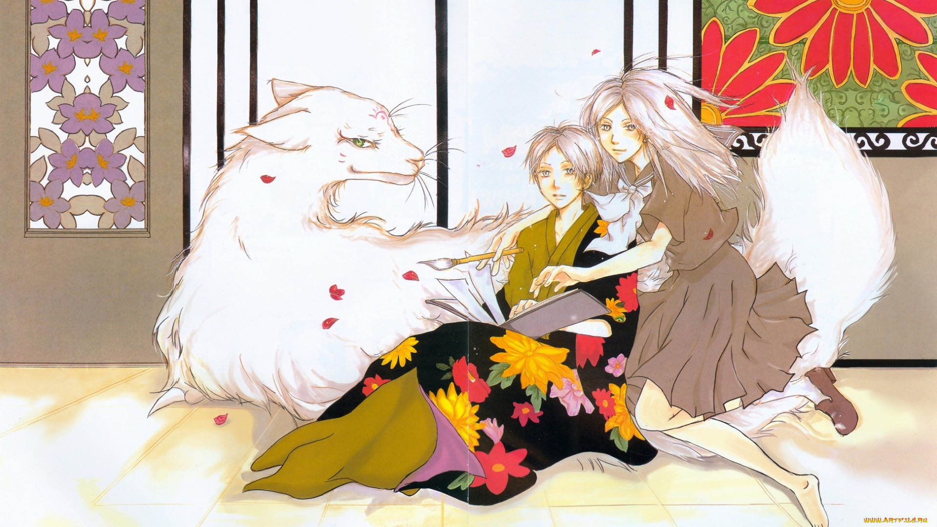 аниме, natsume, yuujinchou, тетрадь, дружбы