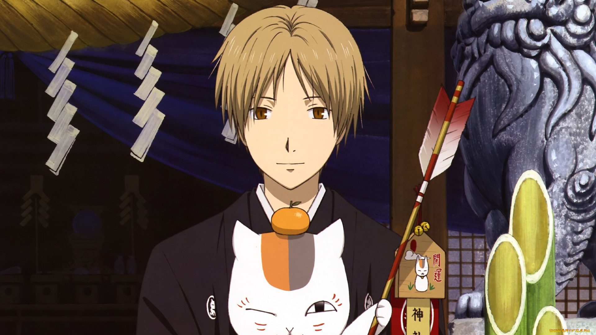 аниме, natsume, yuujinchou, тетрадь, дружбы