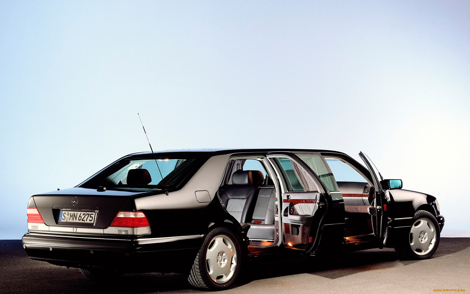 автомобили, mercedes-benz, mercedes, benz, long, limousine, pullman, black