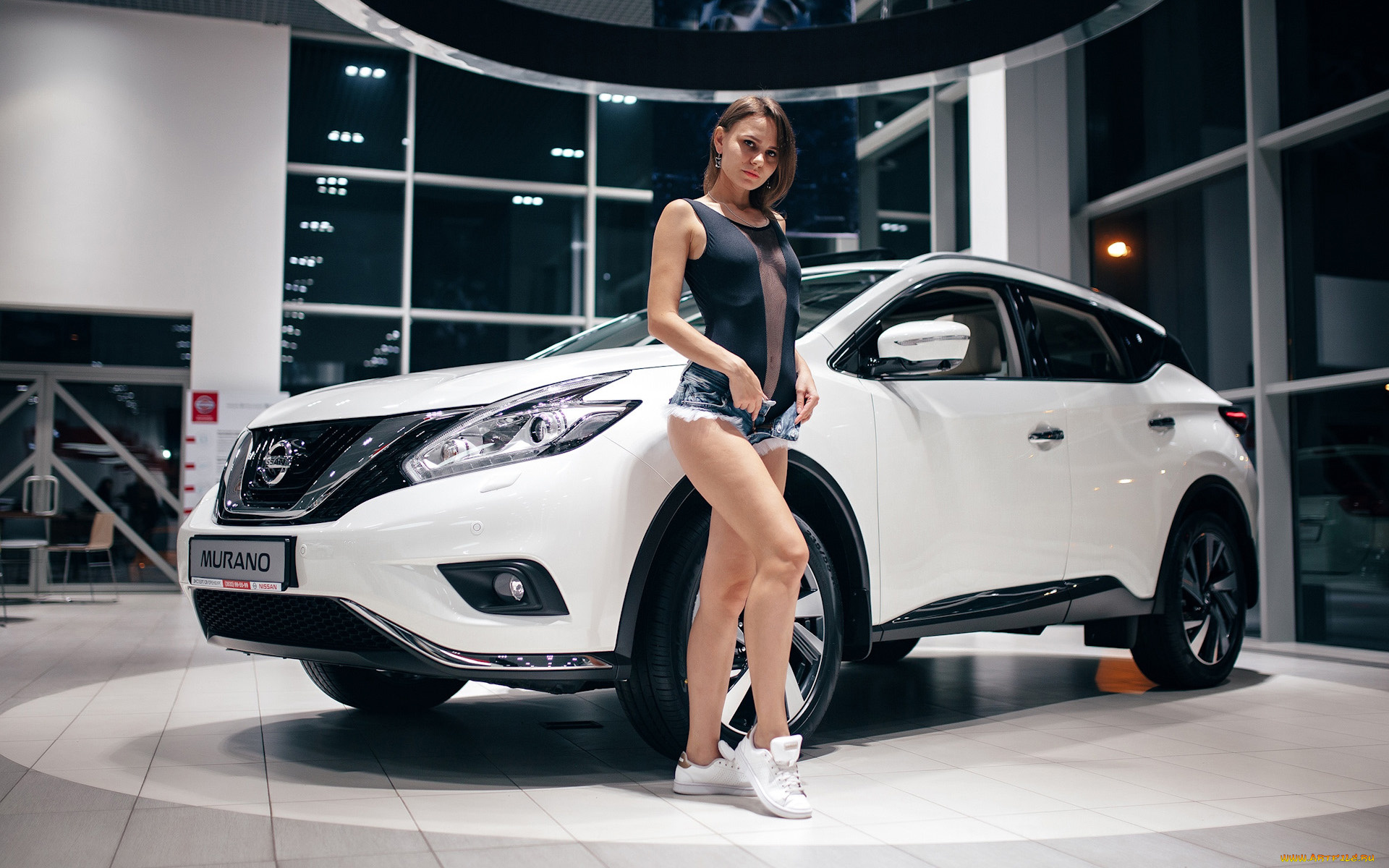 автомобили, -авто, с, девушками, nissan