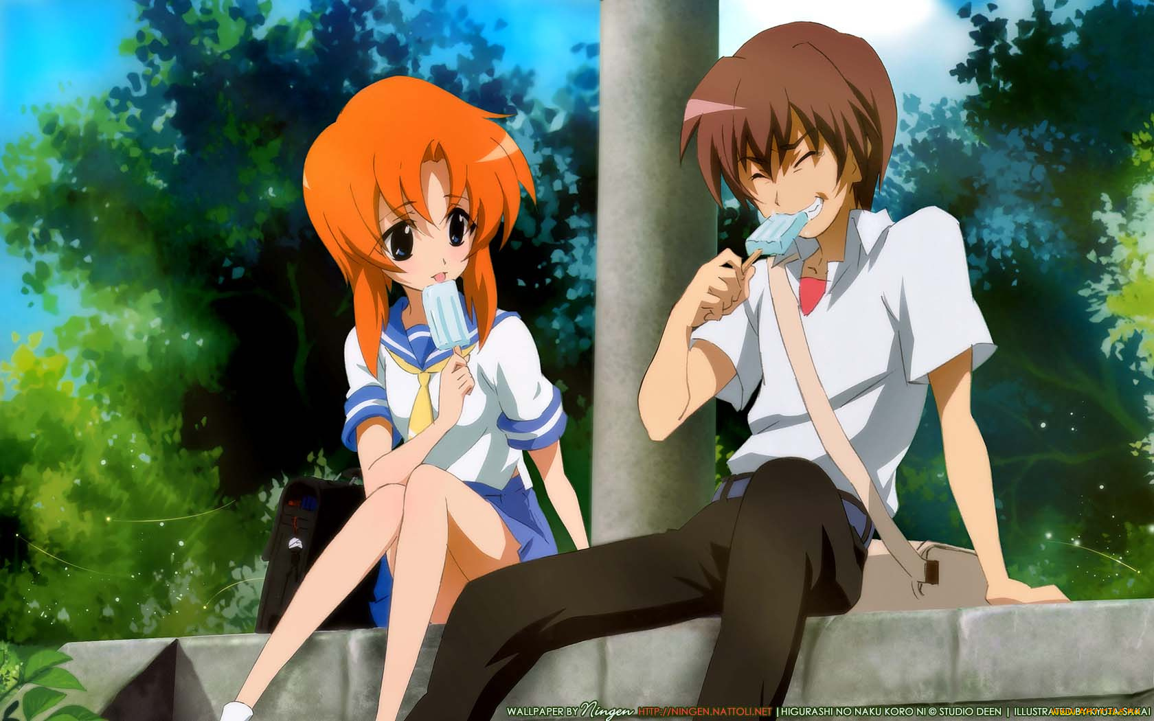 higurashi, no, naku, koro, ni, аниме, ryuuguu, rena, maebara, keiichi