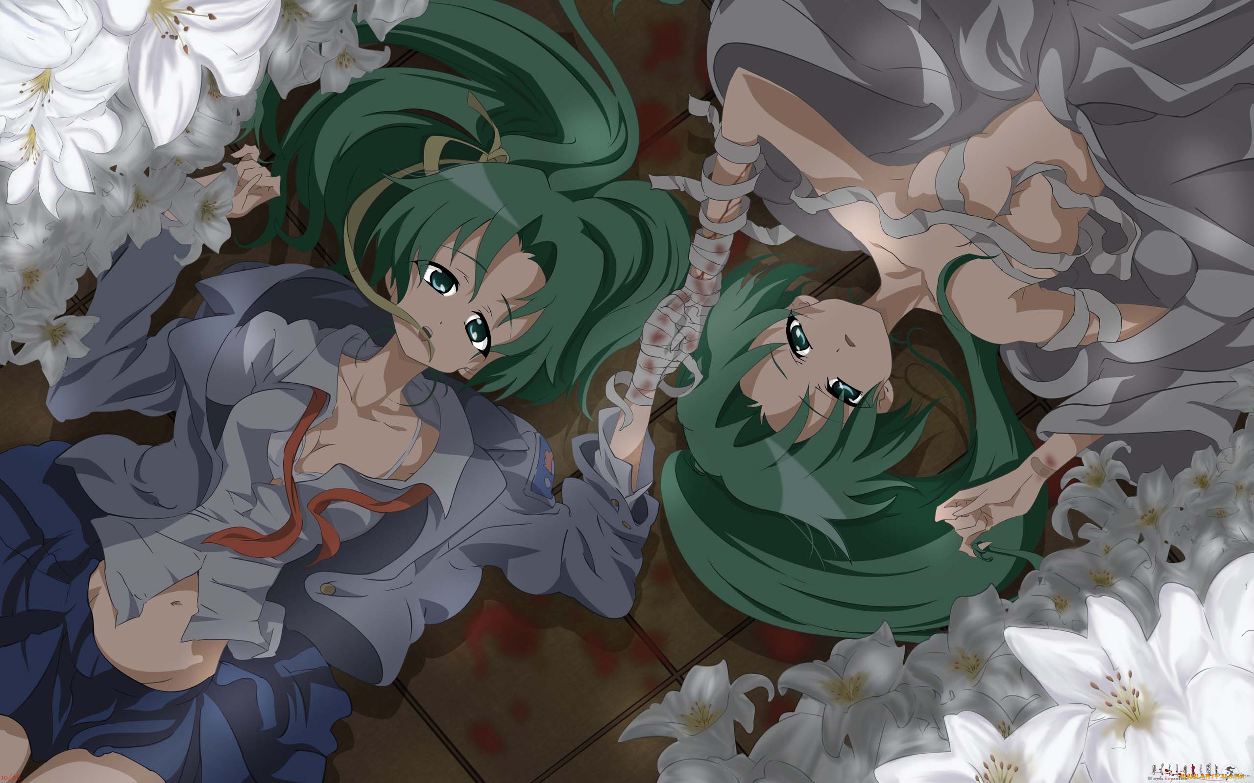 higurashi, no, naku, koro, ni, аниме, sonozaki, mion, shion