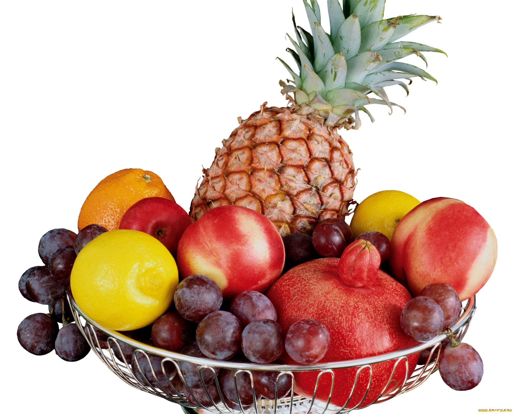 еда, фрукты, ягоды, лимон, виноград