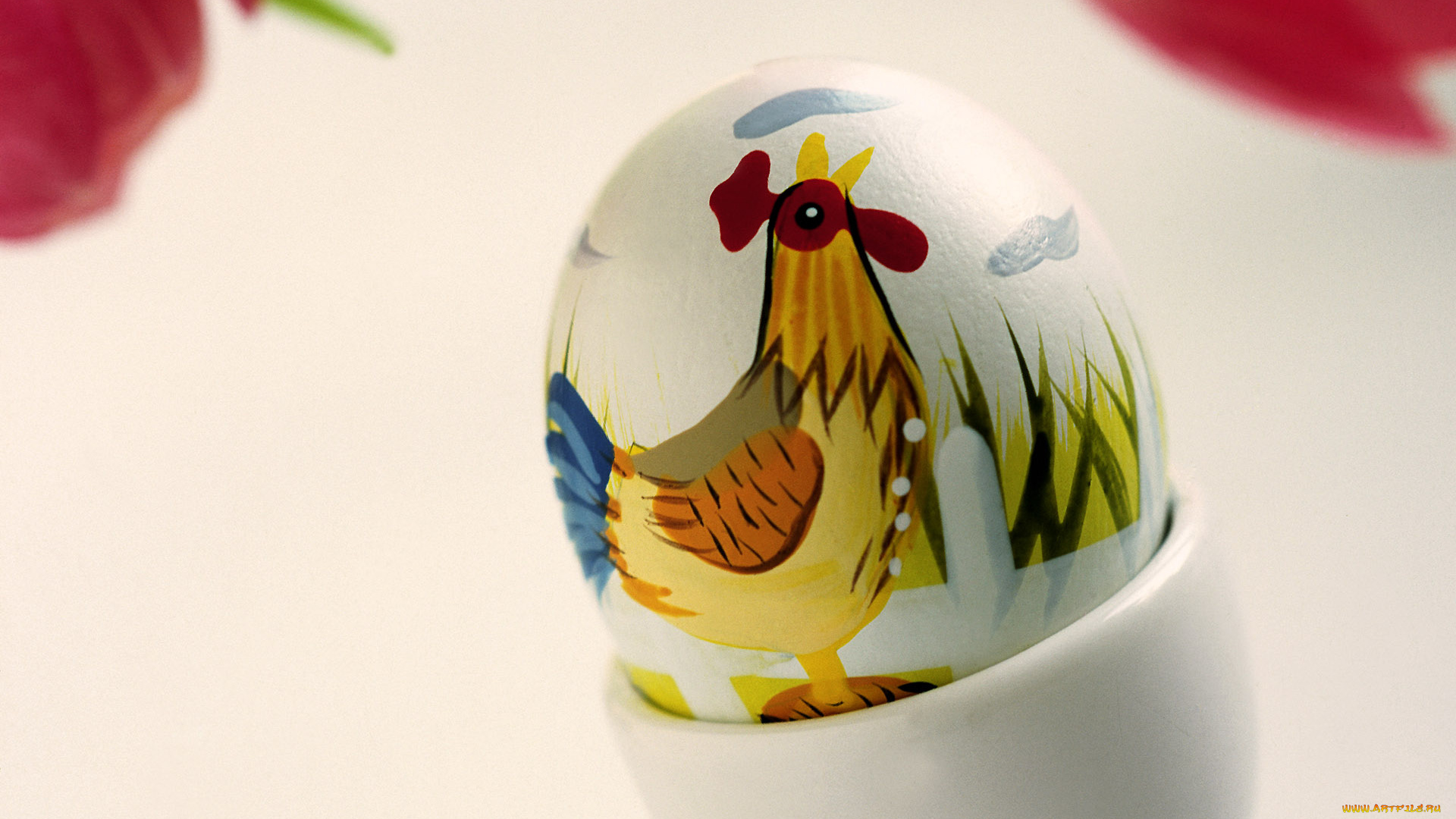 beautiful, easter, egg, праздничные, пасха, яйцо, петух