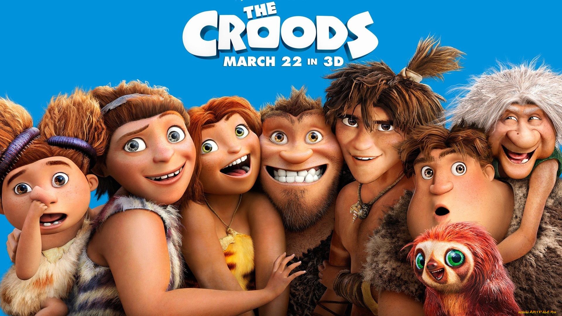 the, croods, мультфильмы, семейка, крудс