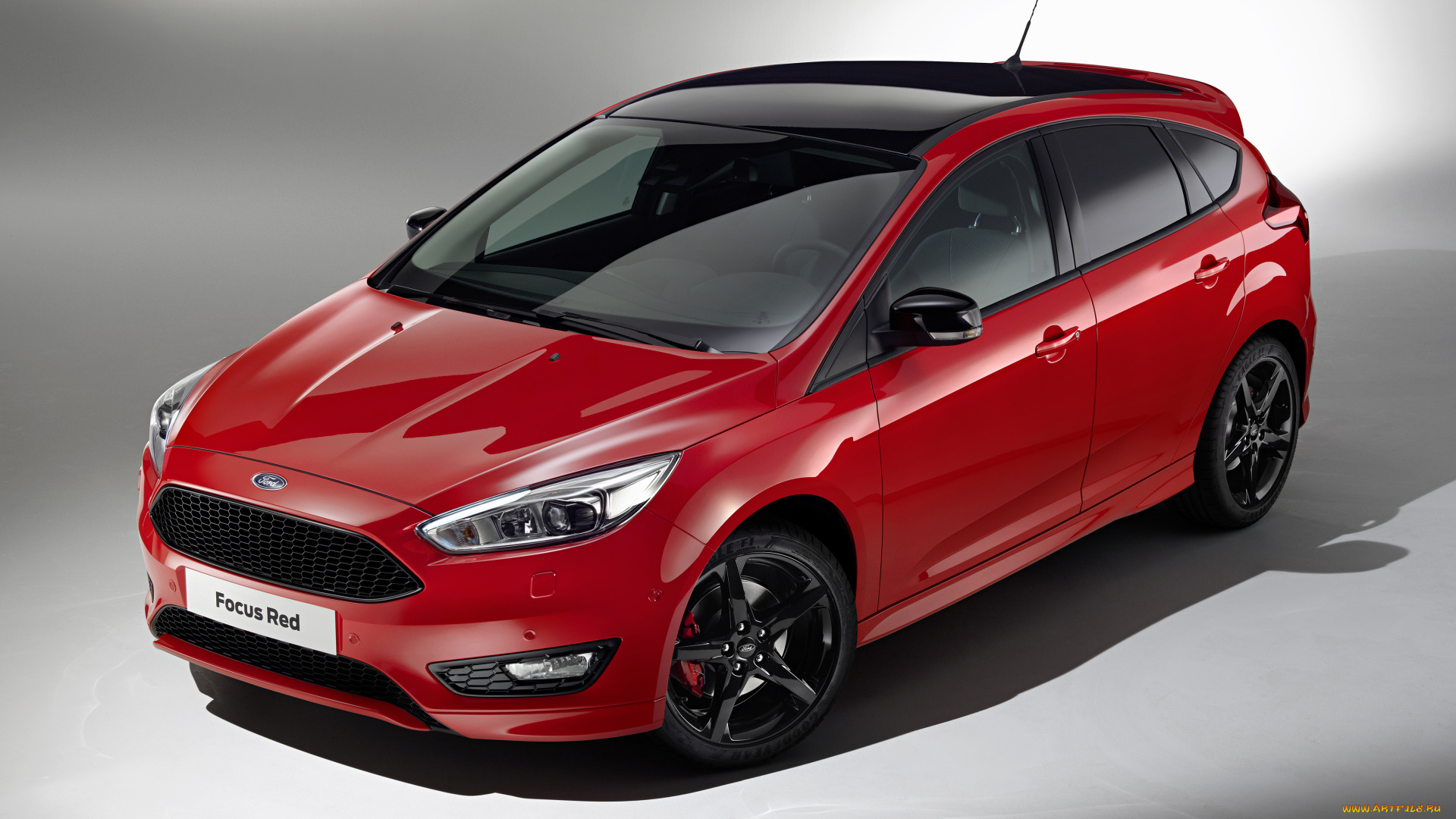 автомобили, ford, красный, 2015г, black, red, focus
