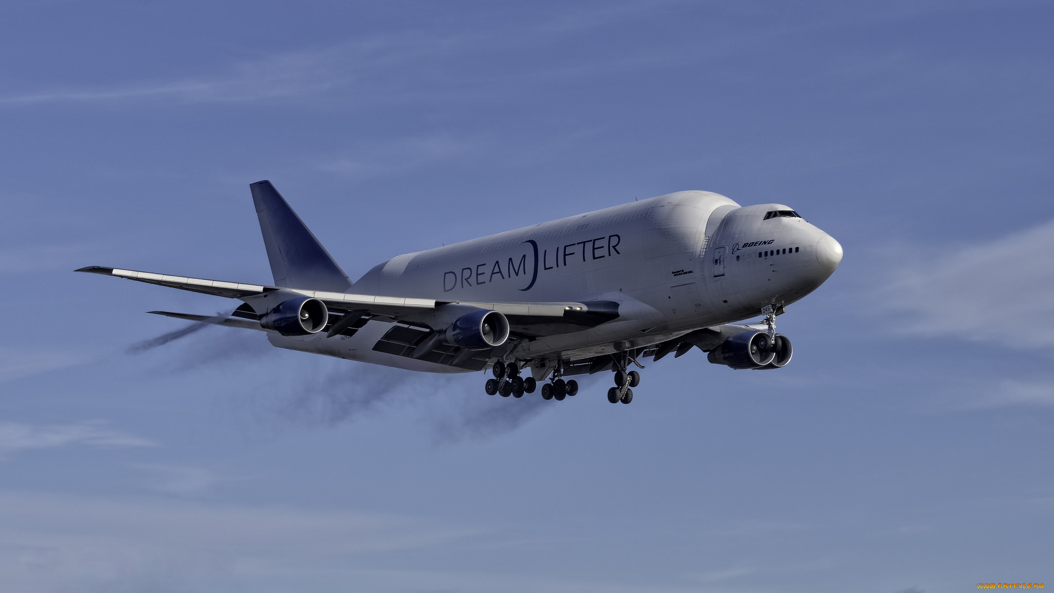 boeing, 747-400, dreamlifter, авиация, грузовые, самолёты, супергрузовик
