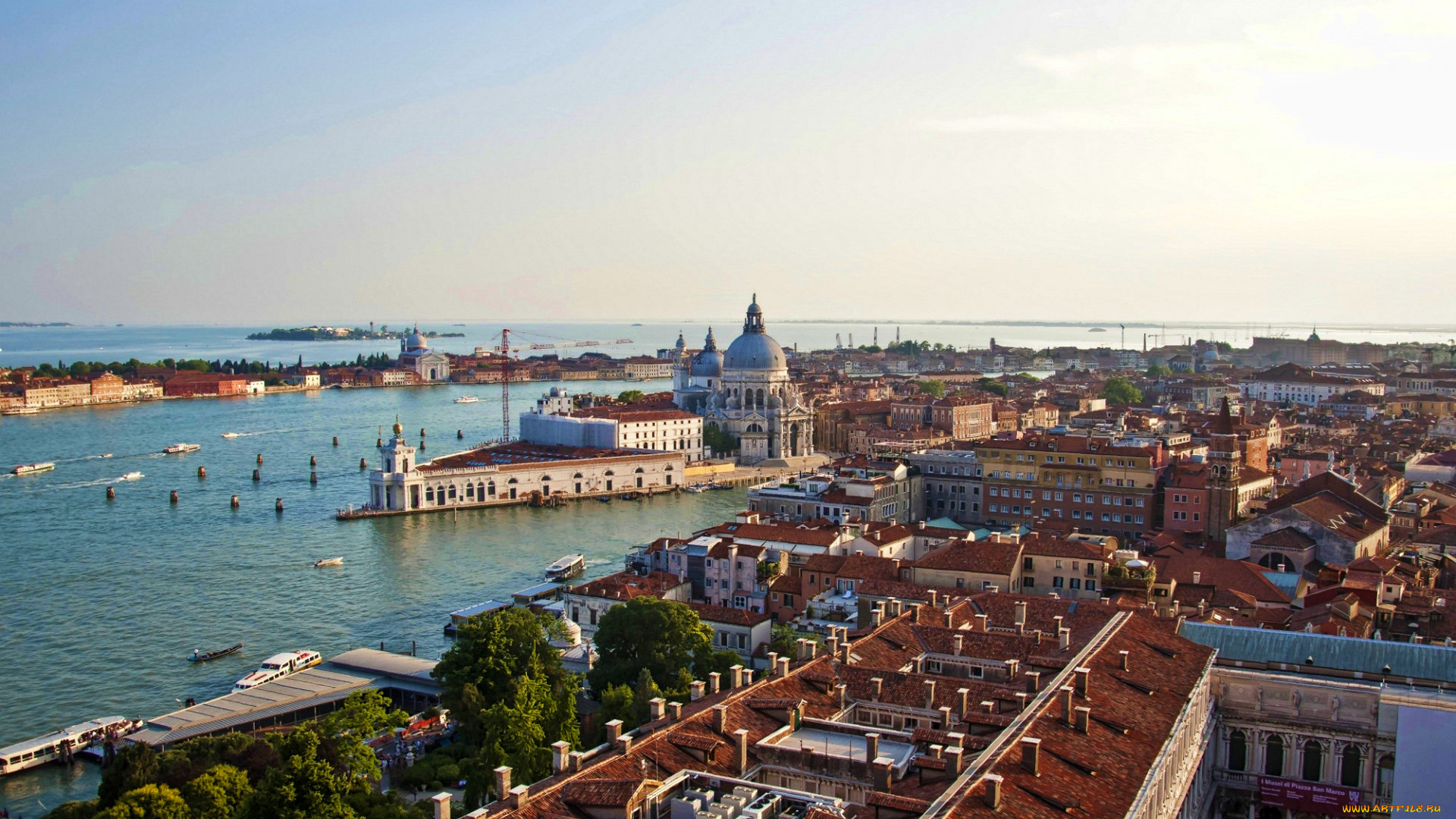 города, венеция, , италия, панорама