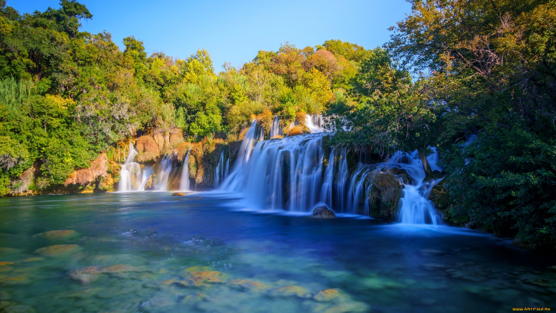 krka, river, krka, national, park, croatia, природа, водопады, krka, river, national, park