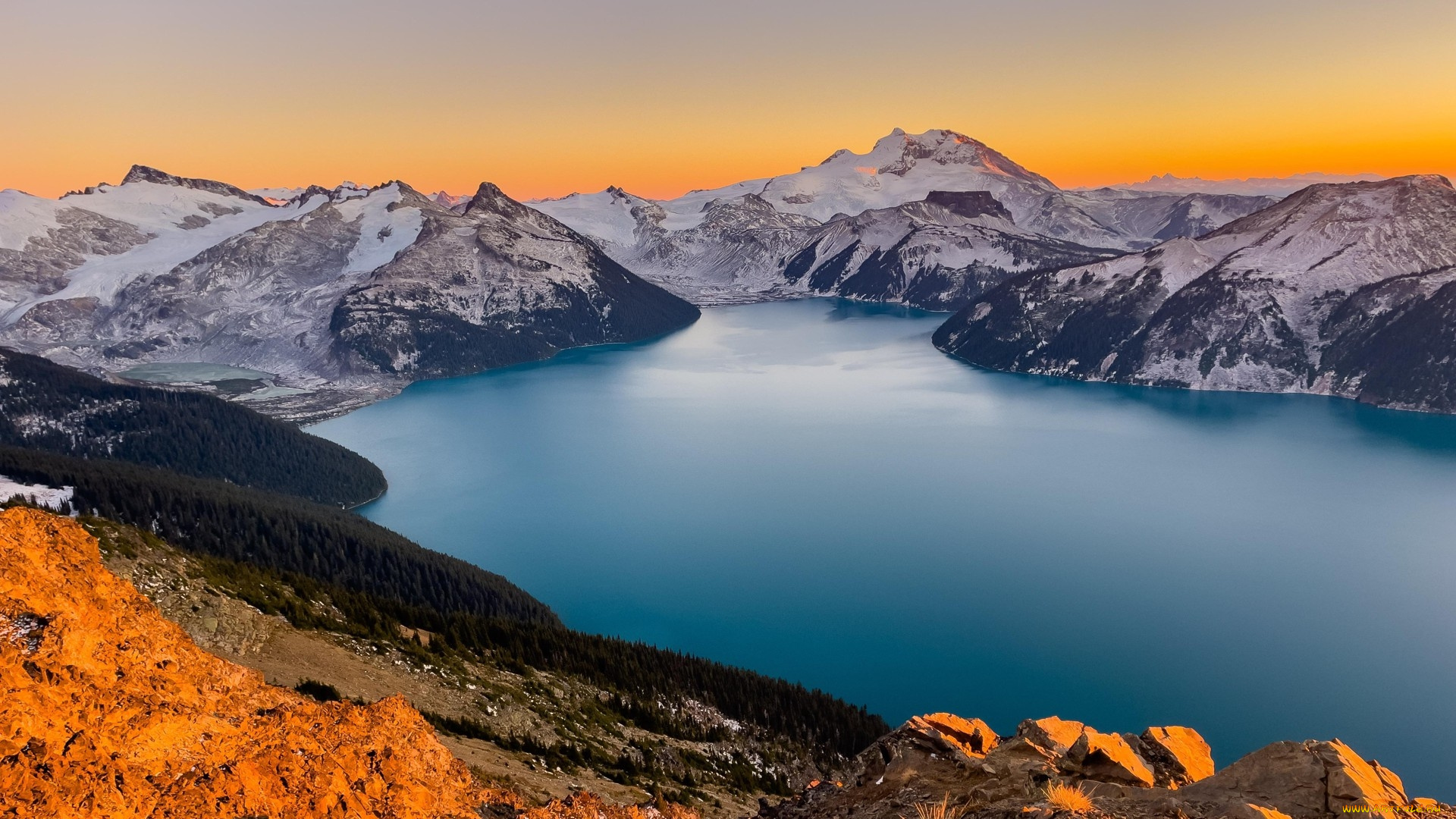 garibaldi, lake, british, columbia, природа, реки, озера, garibaldi, lake, british, columbia