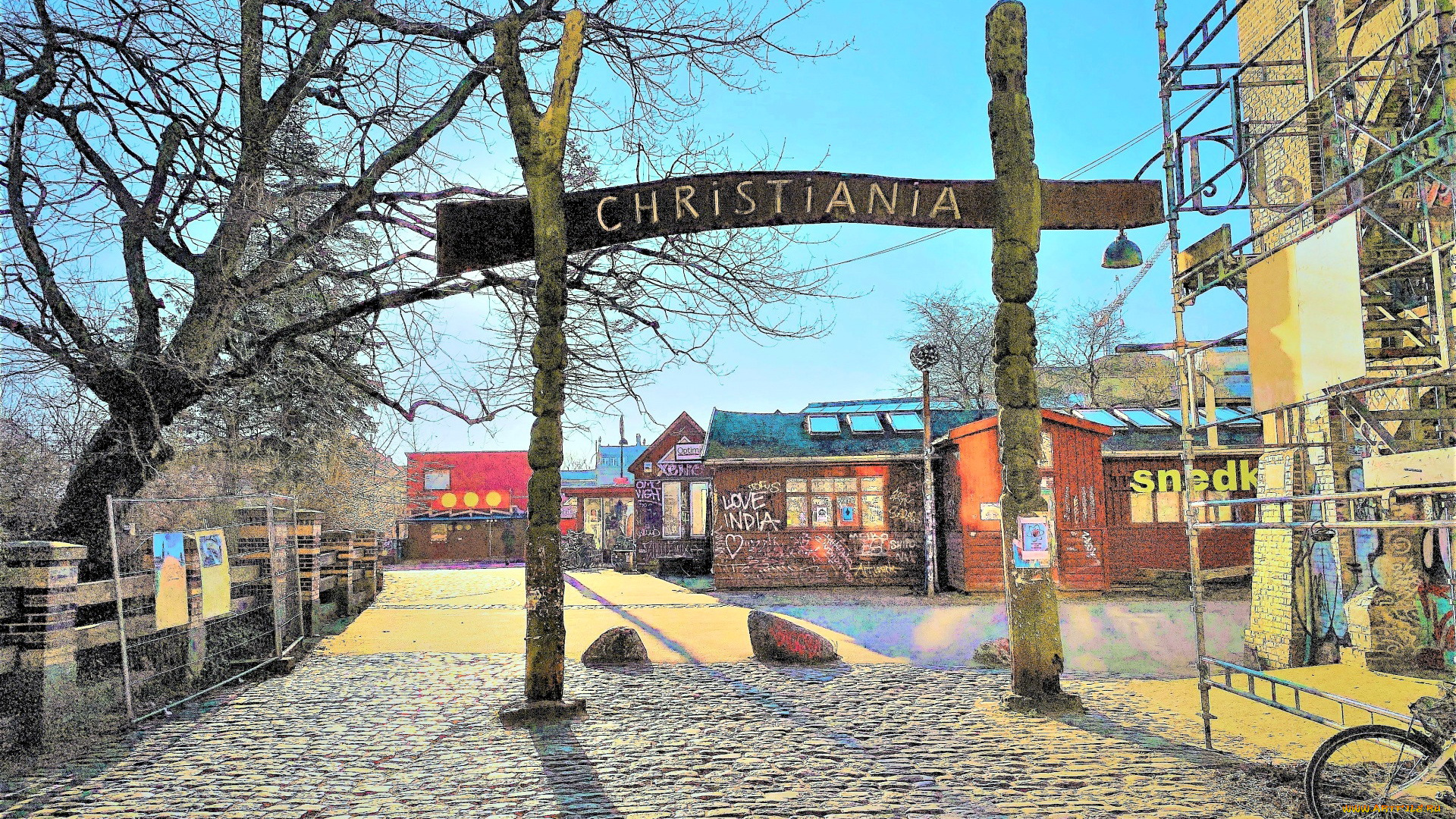 main, entrance, to, freetown, christiania, города, копенгаген, , дания, main, entrance, to, freetown, christiania