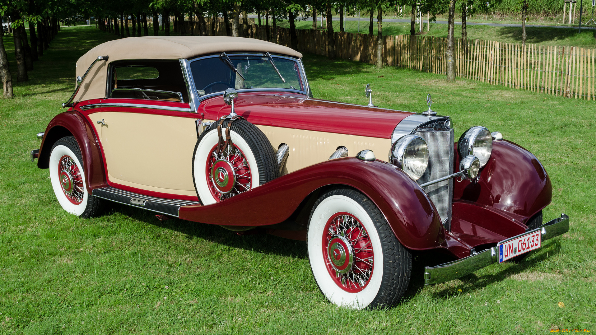 mercedes, 500, k, cabriolet, c, -, 1935, автомобили, выставки, и, уличные, фото, выставка, автошоу, ретро, история