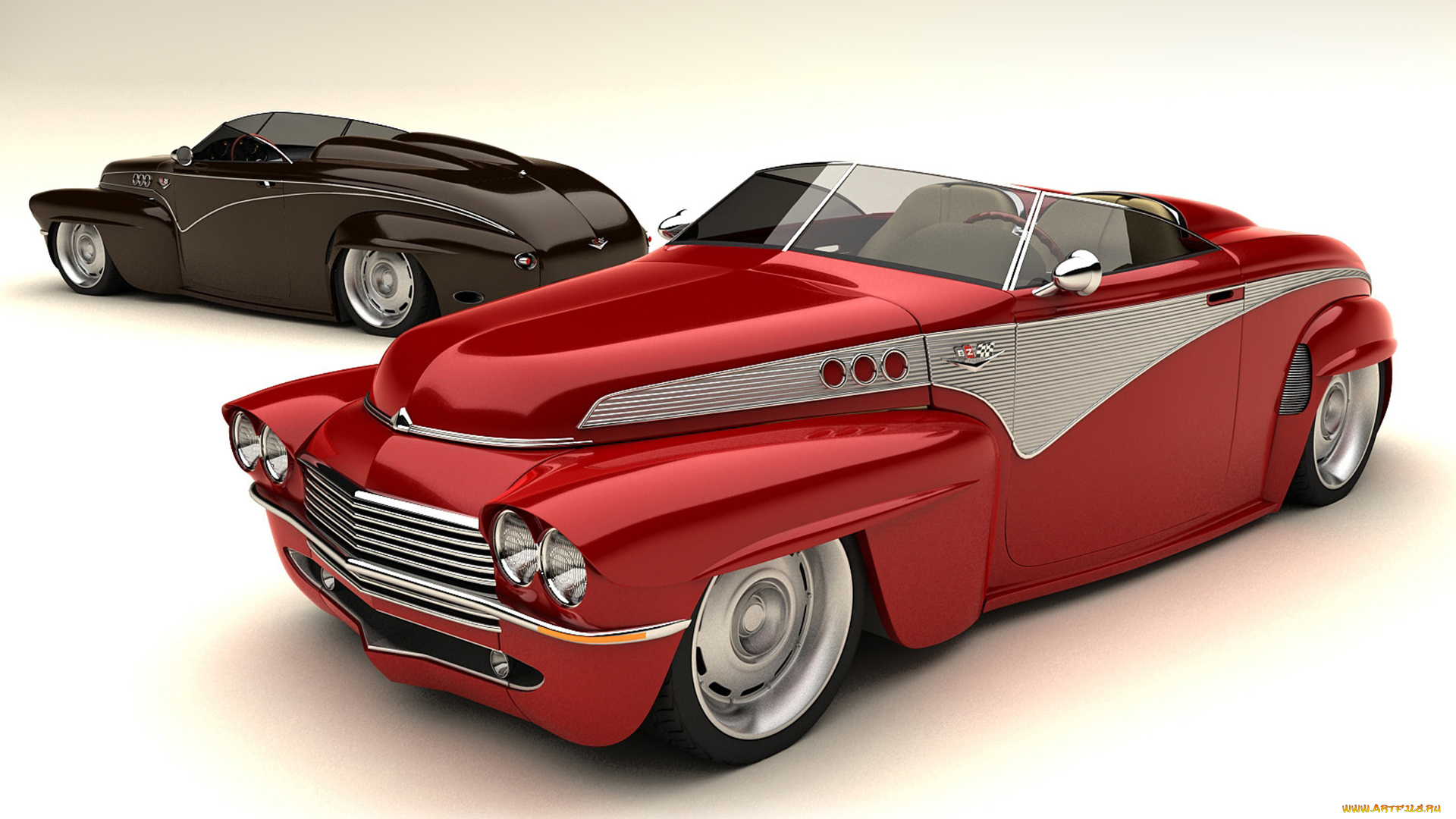 volvo, custom, concept, 1956, автомобили, 3д, volvo, custom, concept, 1956, ретро