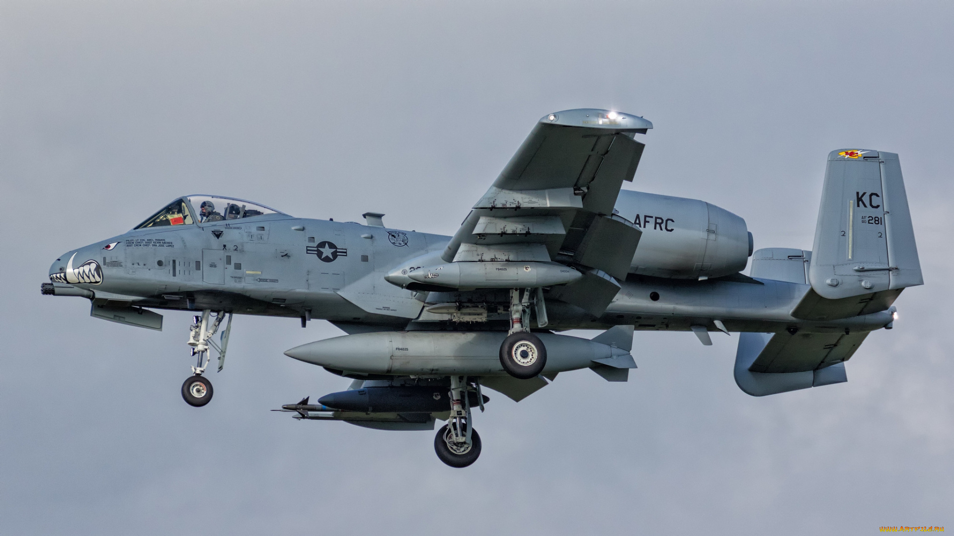 a-10c, thunderbolt, ii, авиация, боевые, самолёты, ввс