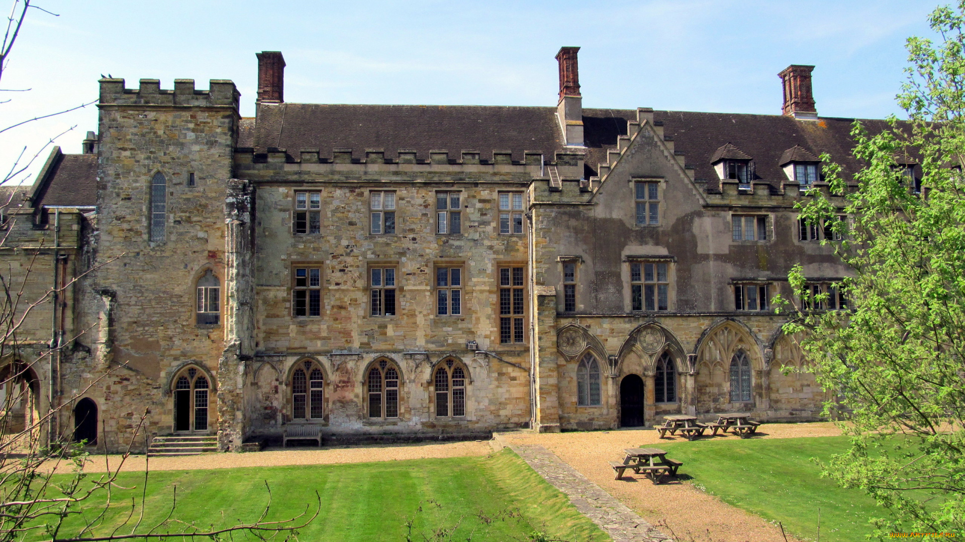 battle, abbey, school, battle, sussex, uk, города, -, католические, соборы, , костелы, , аббатства, abbey, school