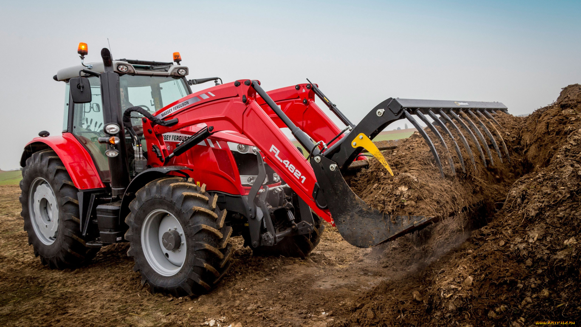 massey, ferguson, 6713, техника, фронтальные, погрузчики, massey, ferguson, 6713, трактор, сельхозтехника, тракторный, погрузчик, ферма, современный