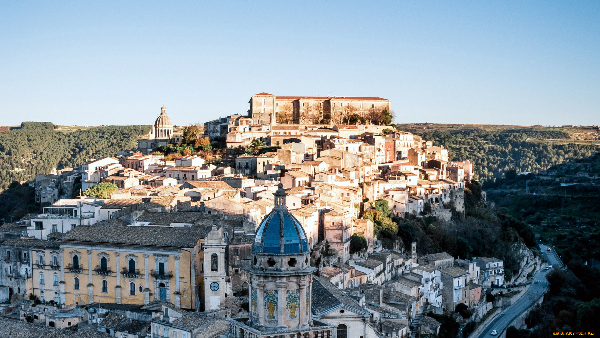 ragusa, sicily, italy, города, -, панорамы