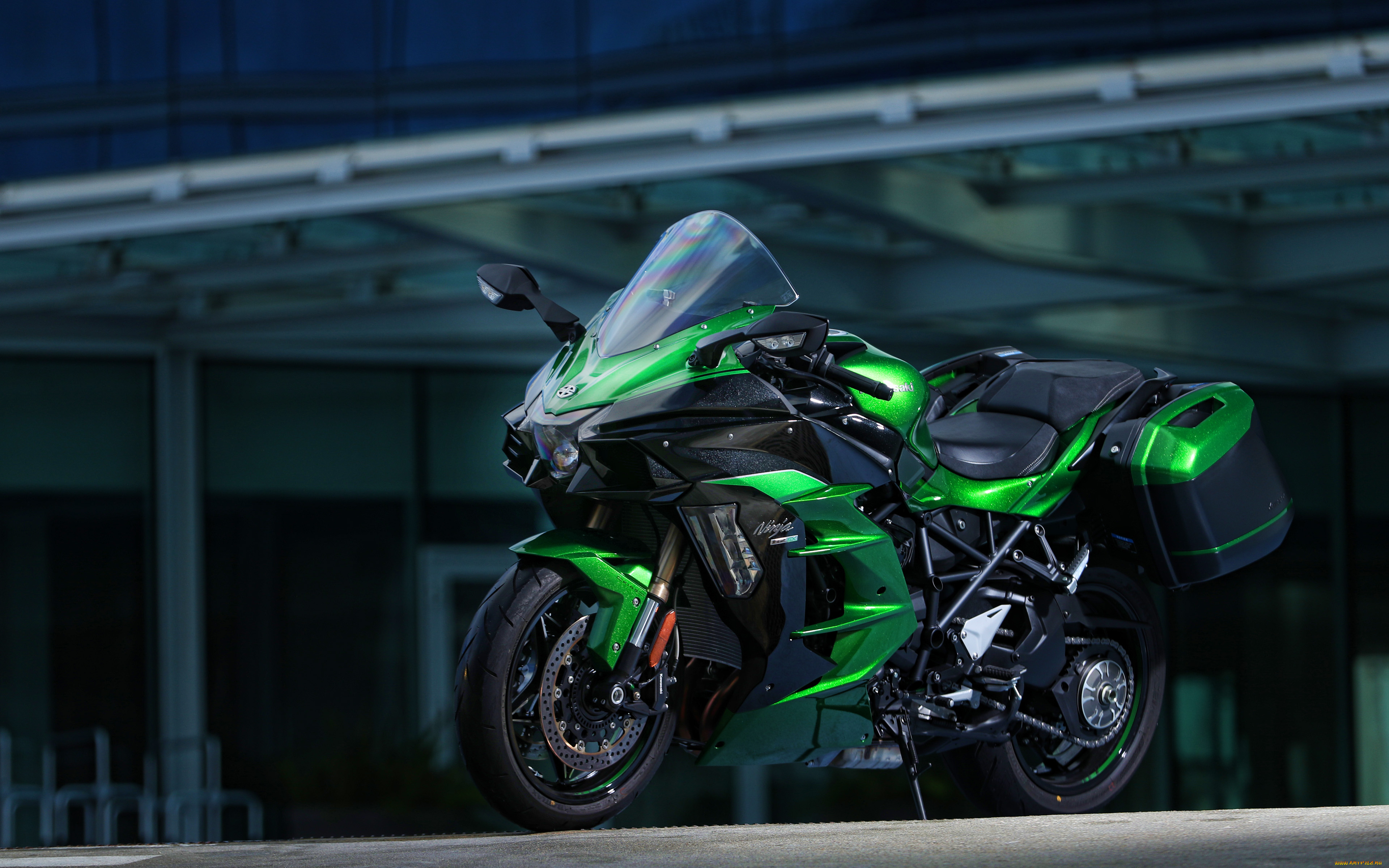 2020, kawasaki, ninja, h2, sx, se, мотоциклы, kawasaki, ninja, h2, sx, se, 4k, супербайк, 2020, года, японские