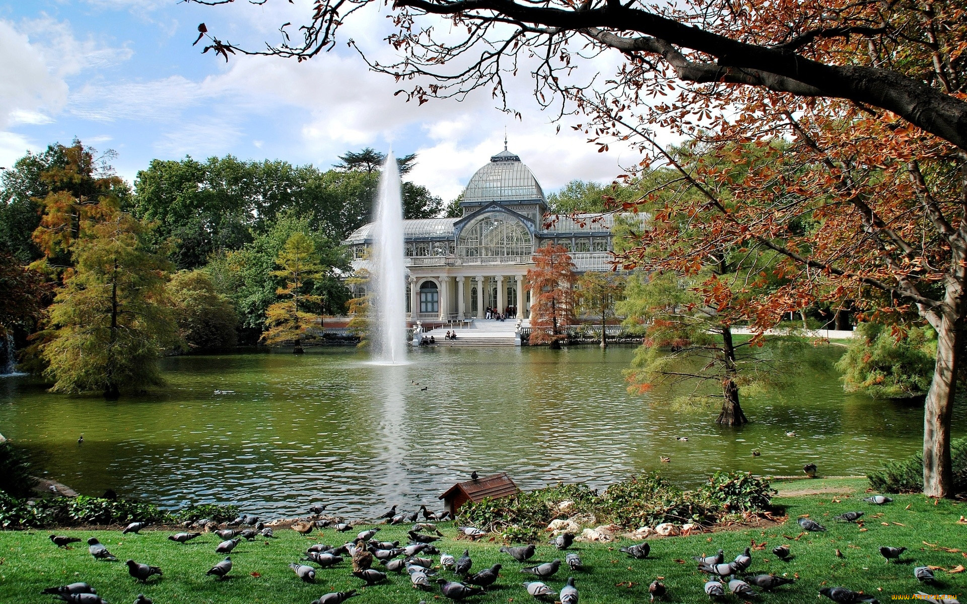 palacio, de, cristal, города, мадрид, , испания, palacio, de, cristal