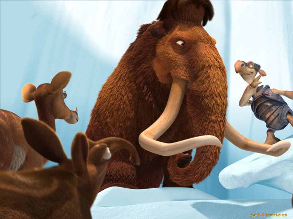 мультфильмы, ice, age, the, meltdown