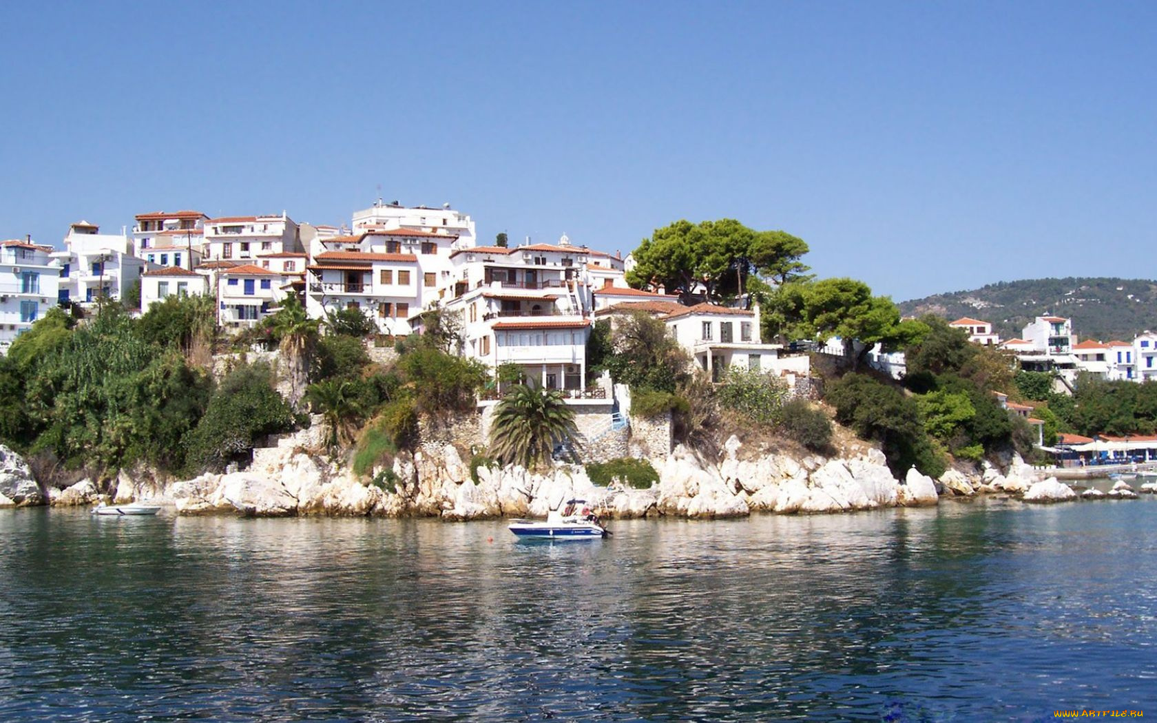 skiathos, greece, города, пейзажи