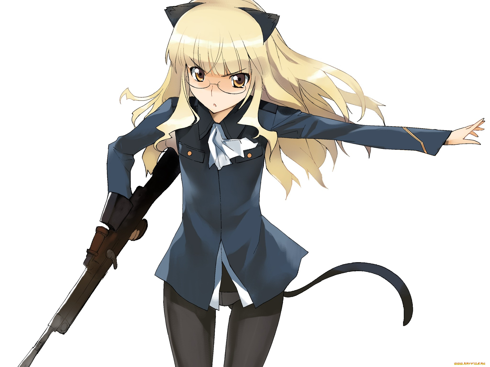 аниме, strike, witches